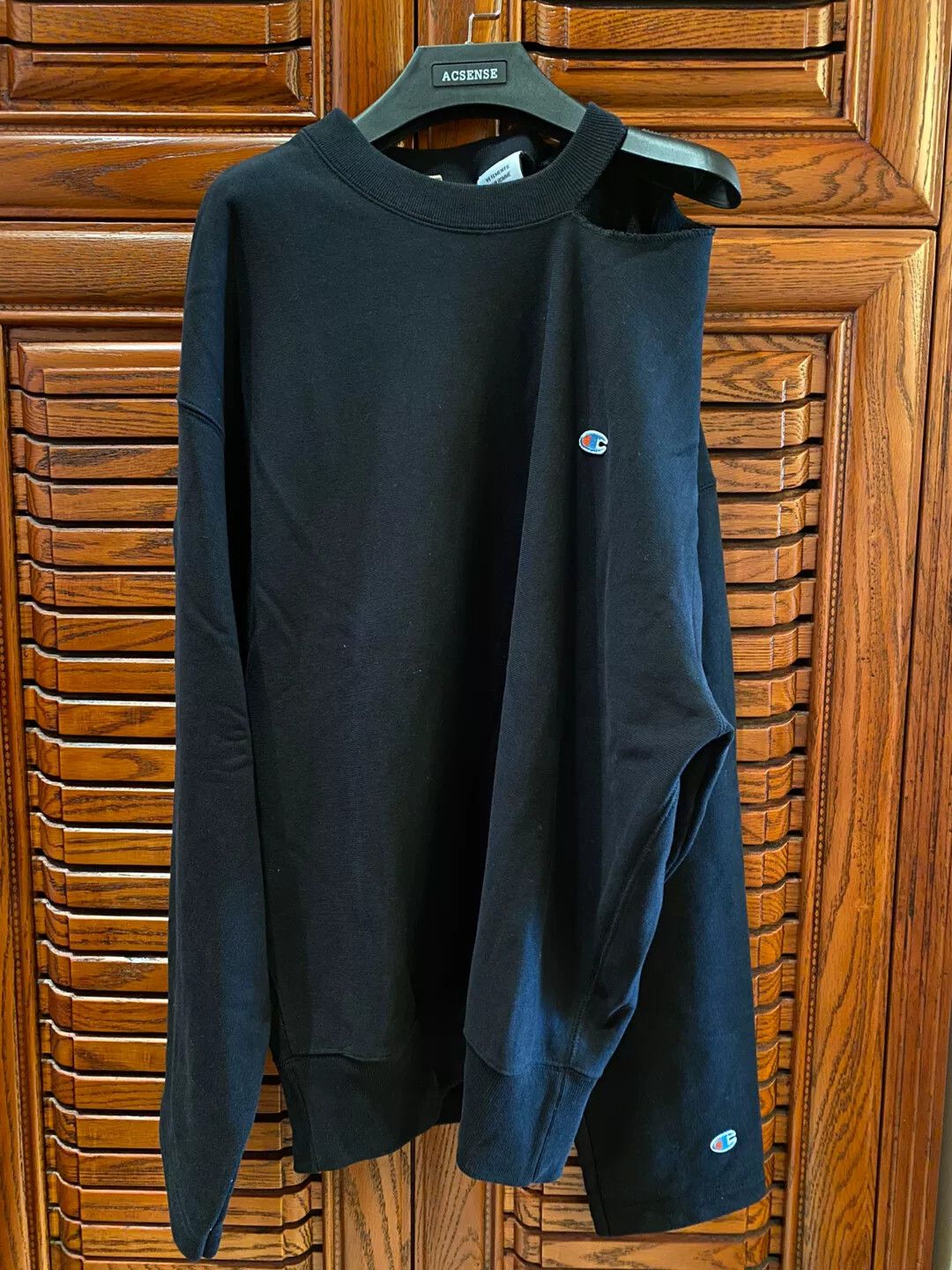 Vetements VETEMENTS Cold Shoulder Sweatshirt Size US L / EU 52-54 / 3 - 1 Thumbnail
