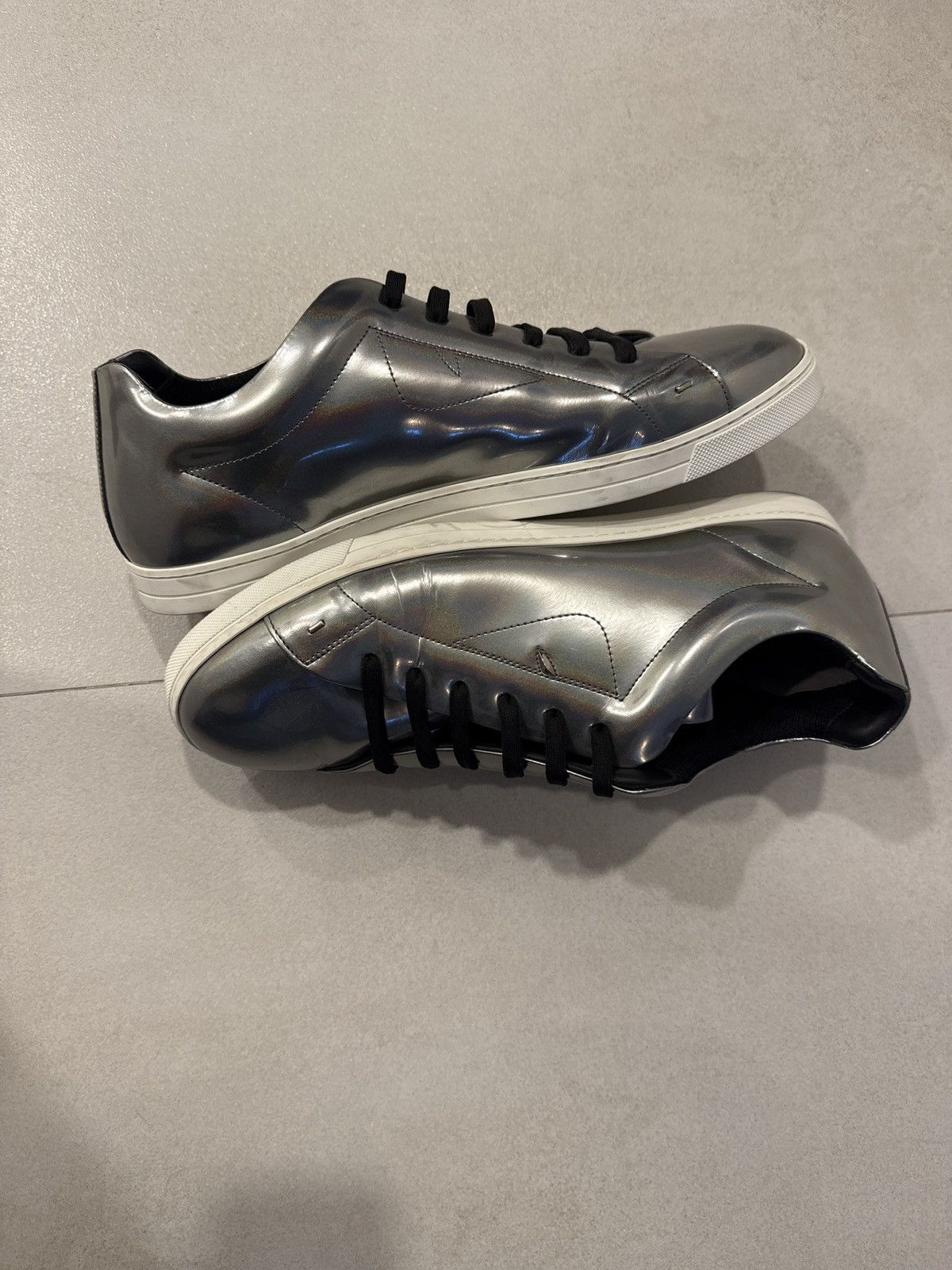 Fendi Fendi patent leather sneaker Size US 10 / EU 43 - 1 Thumbnail