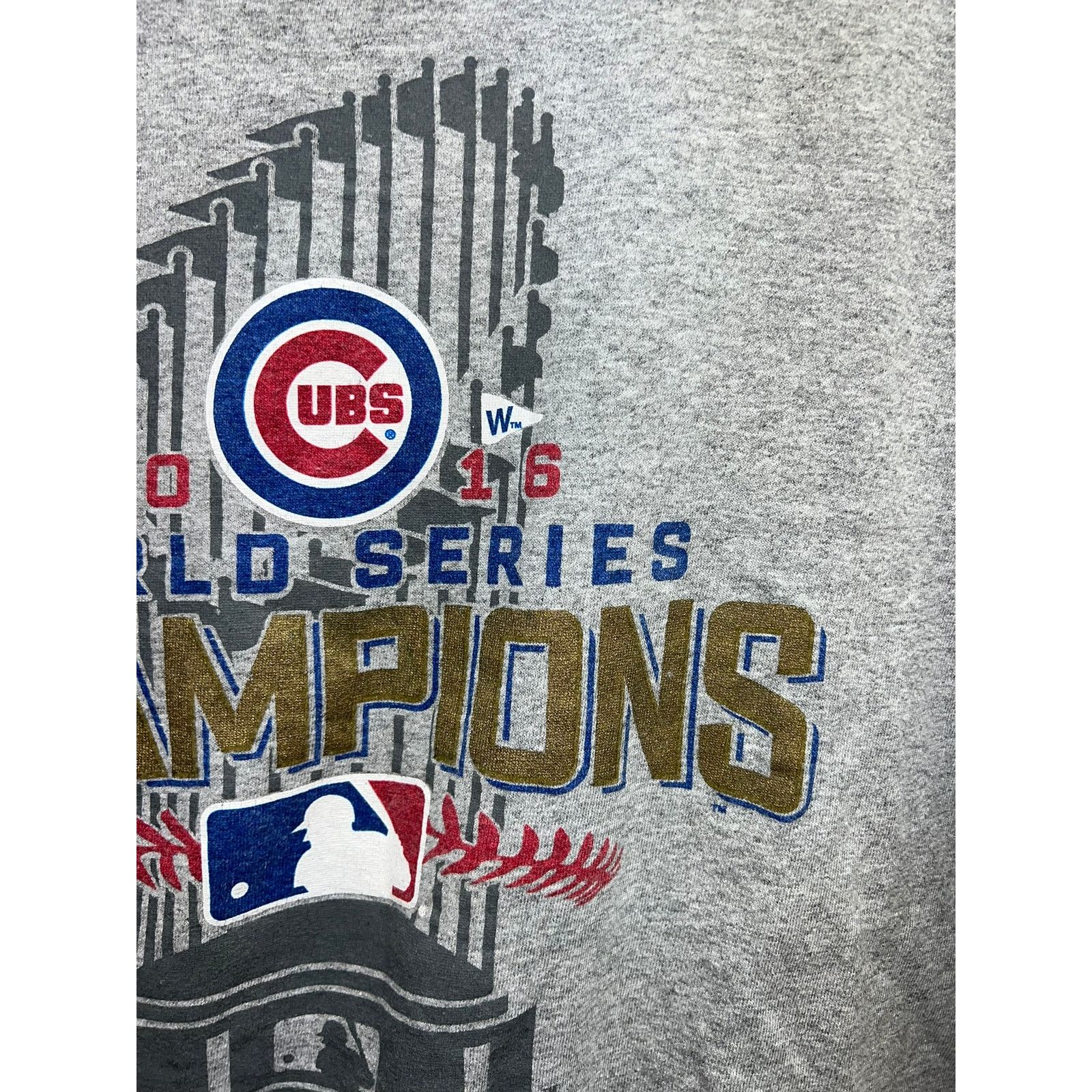 Majestic Chicago Cubs World Series Shirt Champions 2016 MLB Tee XL Size US XL / EU 56 / 4 - 4 Thumbnail