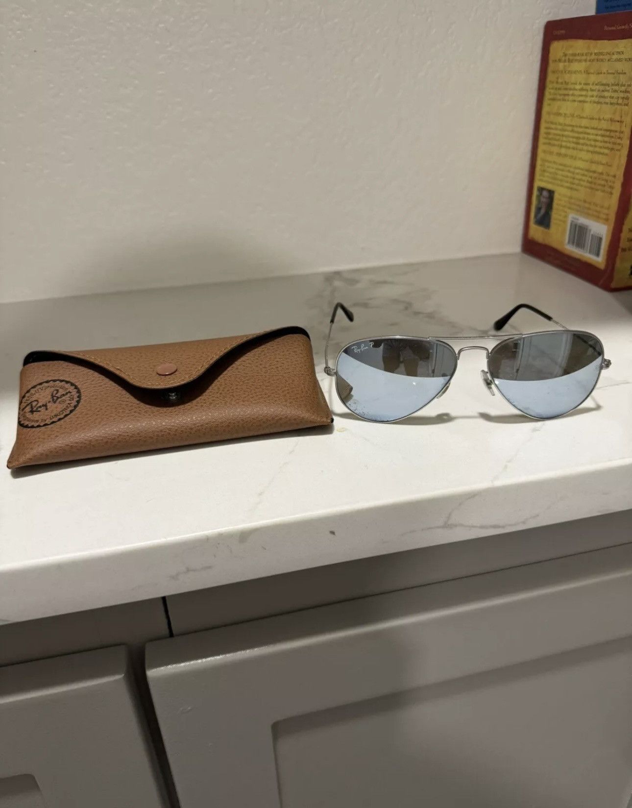 image of Rayban Aviators in Silver, Men's