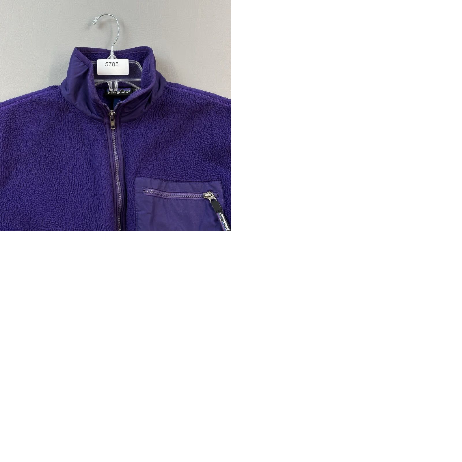 Patagonia VINTAGE Patagonia Jacket Women’s 10 Purple Full Zip Fleece USA Made 25029 Size L / US 10 / IT 46 - 10 Thumbnail