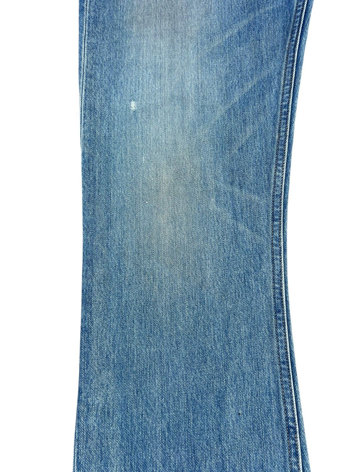 Vintage Mud Wash Back Bone Dirty Selvedge Denim Super Flare Jeans Size US 30 / EU 46 - 9 Thumbnail