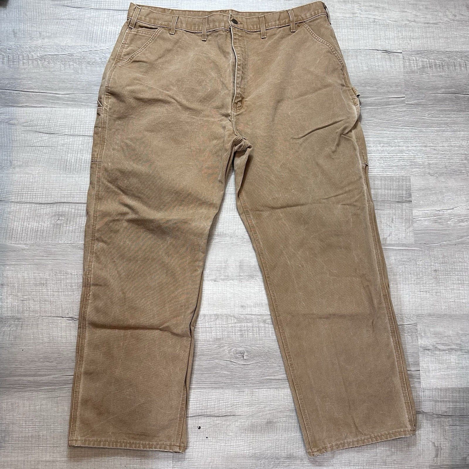 Carhartt Carhartt B11 Dungaree Fit Carpenter Canvas Pants Mens 44x32 Size US 44 / EU 60 - 1 Thumbnail