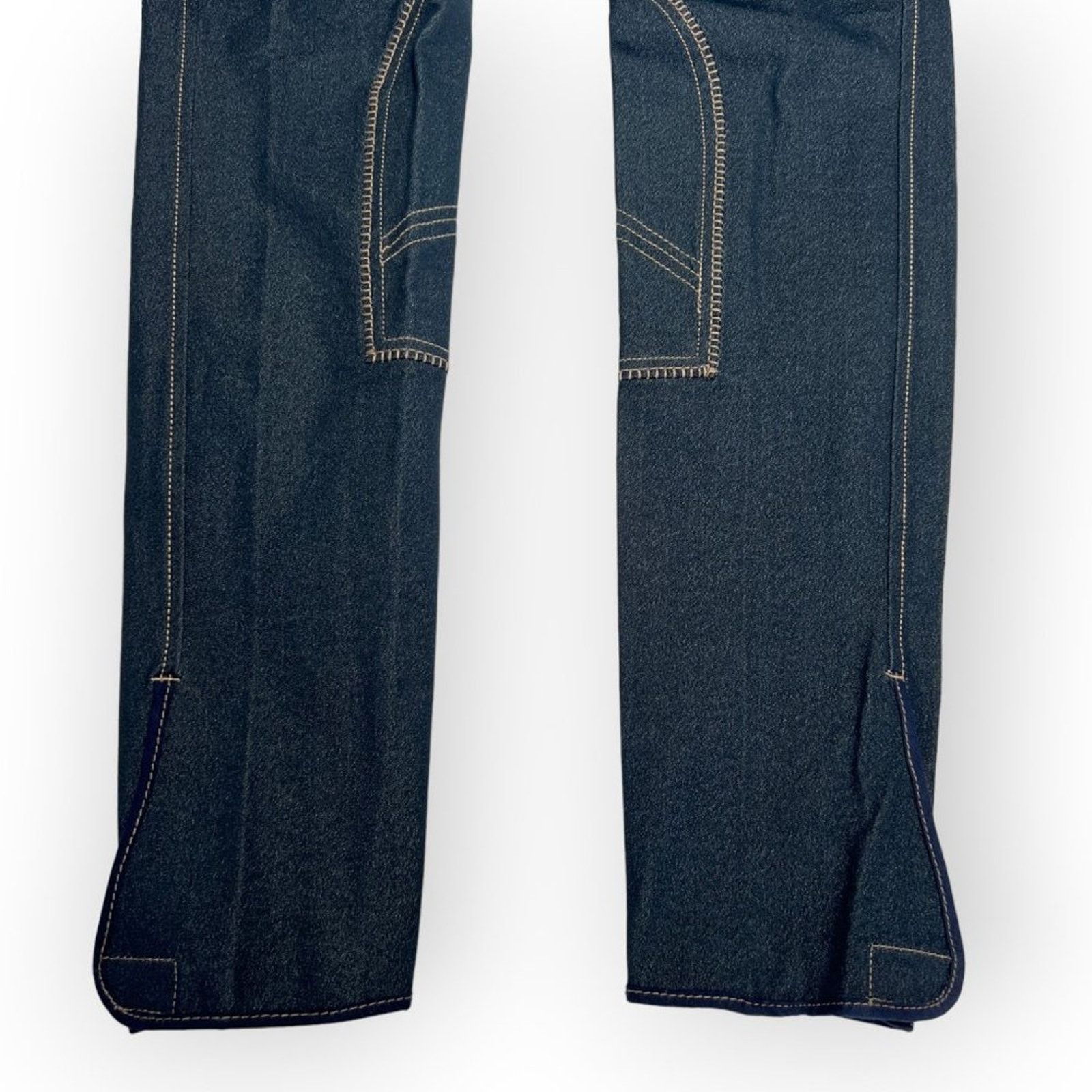 Other HorZe Royal Equus Denim Breeches Blue Suede Patch Size S Size 30" / US 8 / IT 44 - 15 Thumbnail