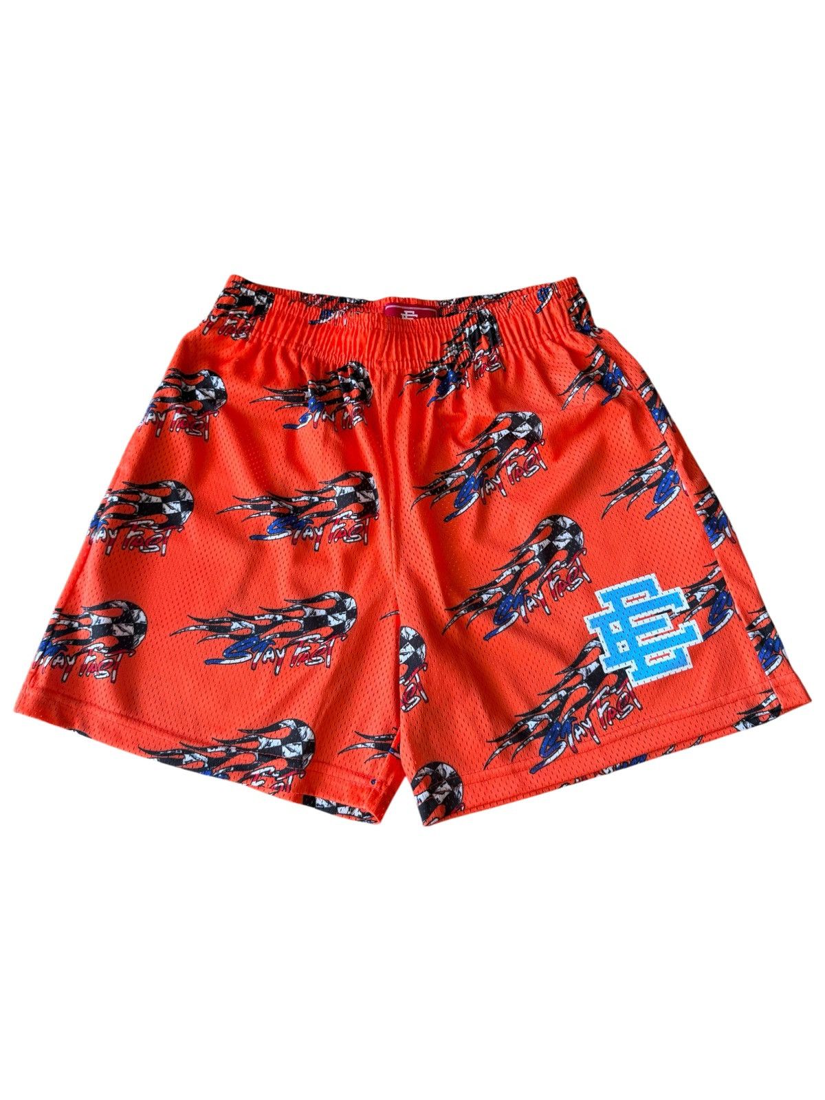 Matty Boy Eric Emanuel x Matty Boy Orange Core Shorts Size Larg Size US 34 / EU 50 - 3 Thumbnail