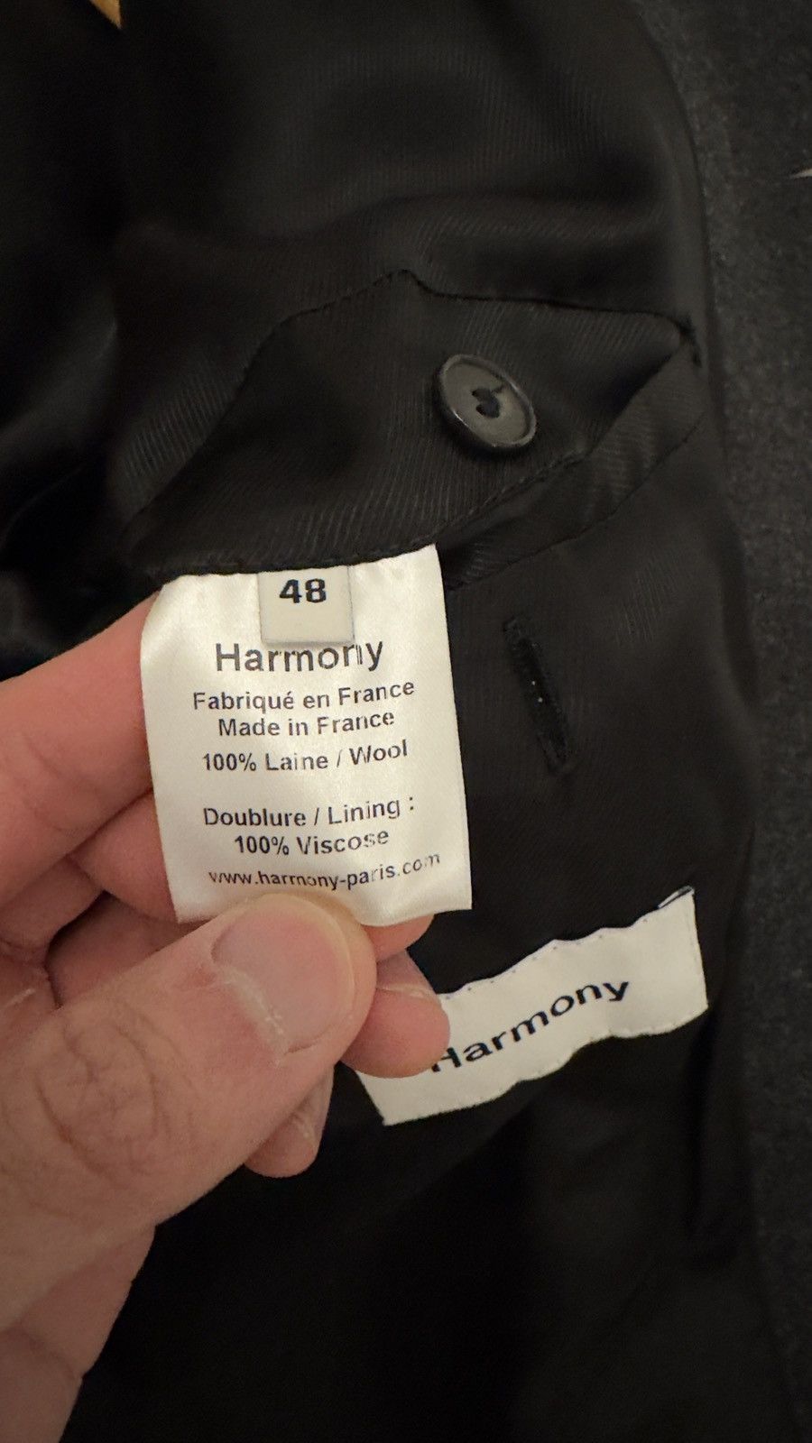 Harmony Paris Harmony Paris Manuel Wool pleated jacket Size US M / EU 48-50 / 2 - 4 Thumbnail