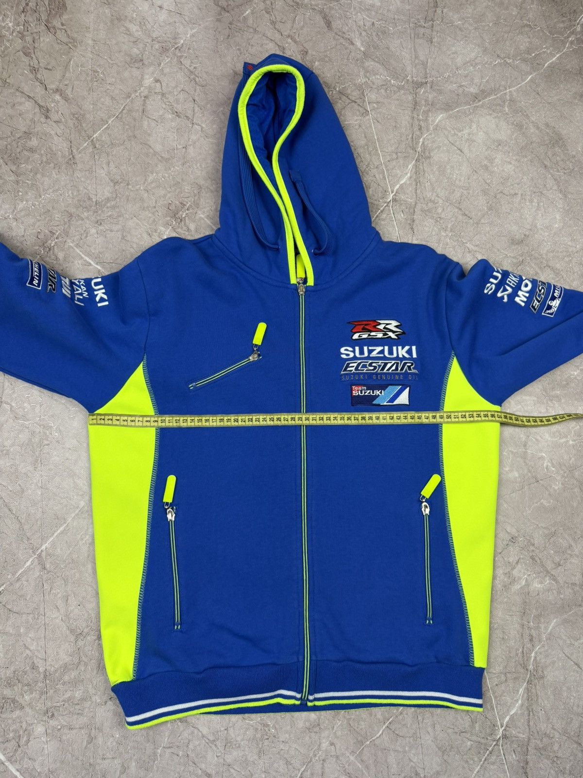 Vintage Vintage Y2K Suzuki Racing Zip Hoodie Size US S / EU 44-46 / 1 - 9 Thumbnail