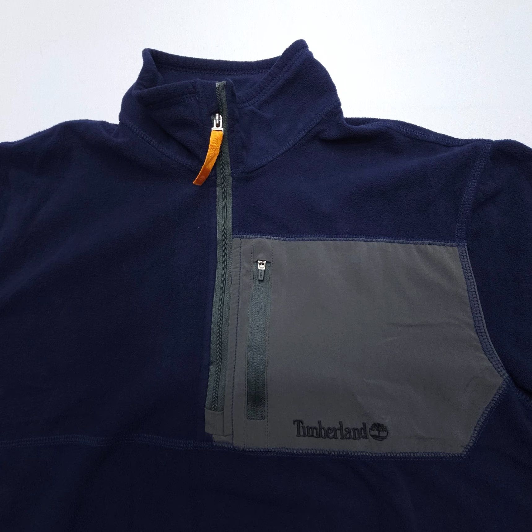Timberland Timberland Hal f Zip Fleece Jacket Mens Large Dark Blue Hiking Travel Size US L / EU 52-54 / 3 - 4 Thumbnail