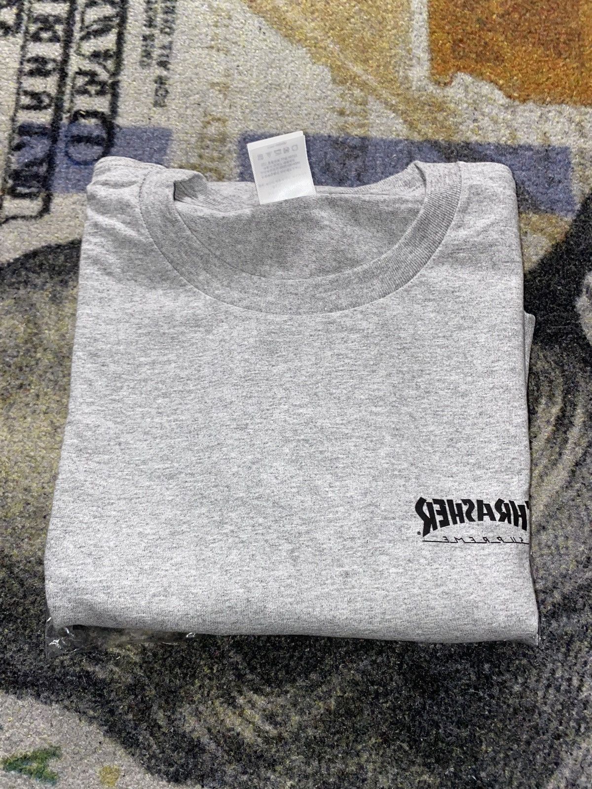 Supreme × Thrasher Supreme x Thrasher Cross Tee Size US XL / EU 56 / 4 - 2 Thumbnail