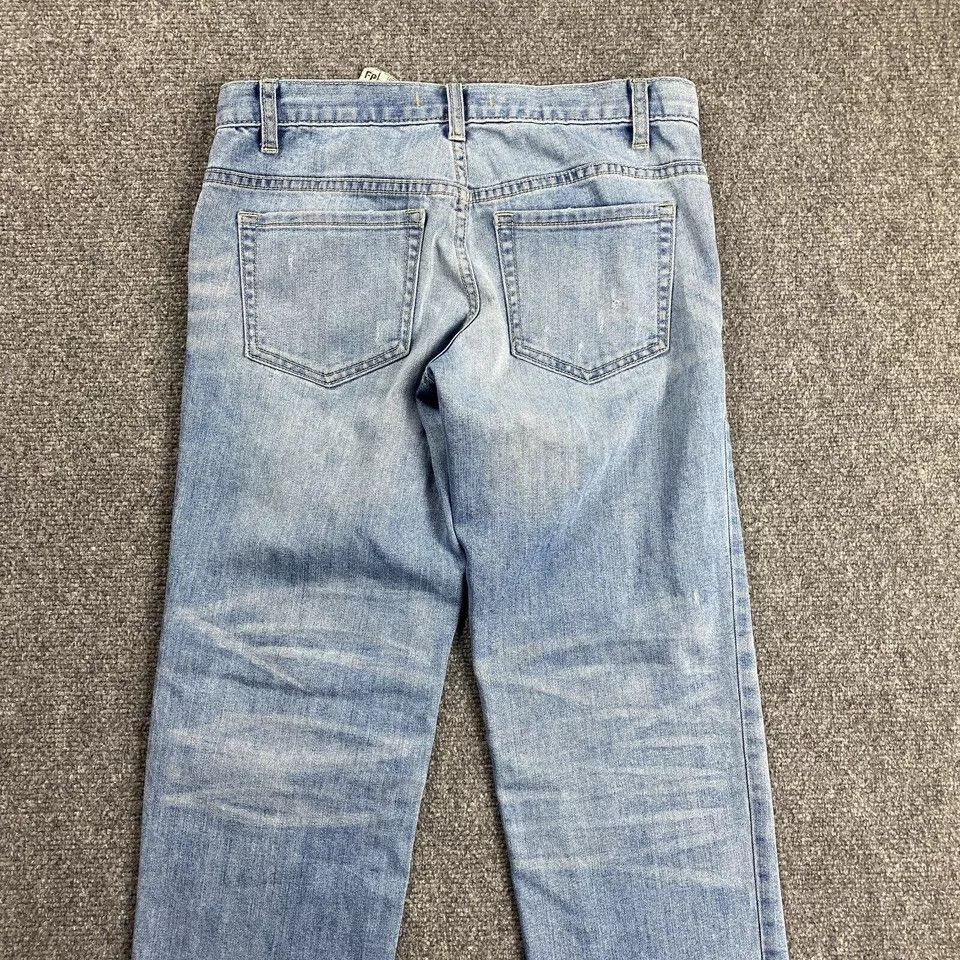 Free People Free People Jeans Women's W 24 Denim Light Wash Tapered Size 24" / US 00 / IT 34 - 7 Thumbnail