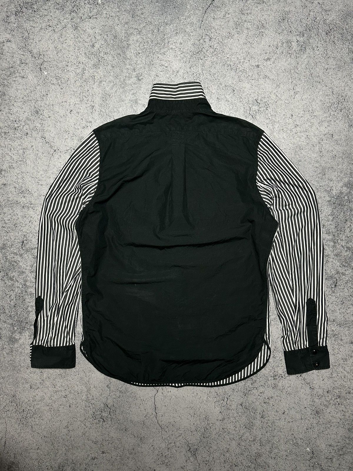 Balenciaga Vintage Balenciaga Striped Button Up Shirts Size US M / EU 48-50 / 2 - 19 Thumbnail