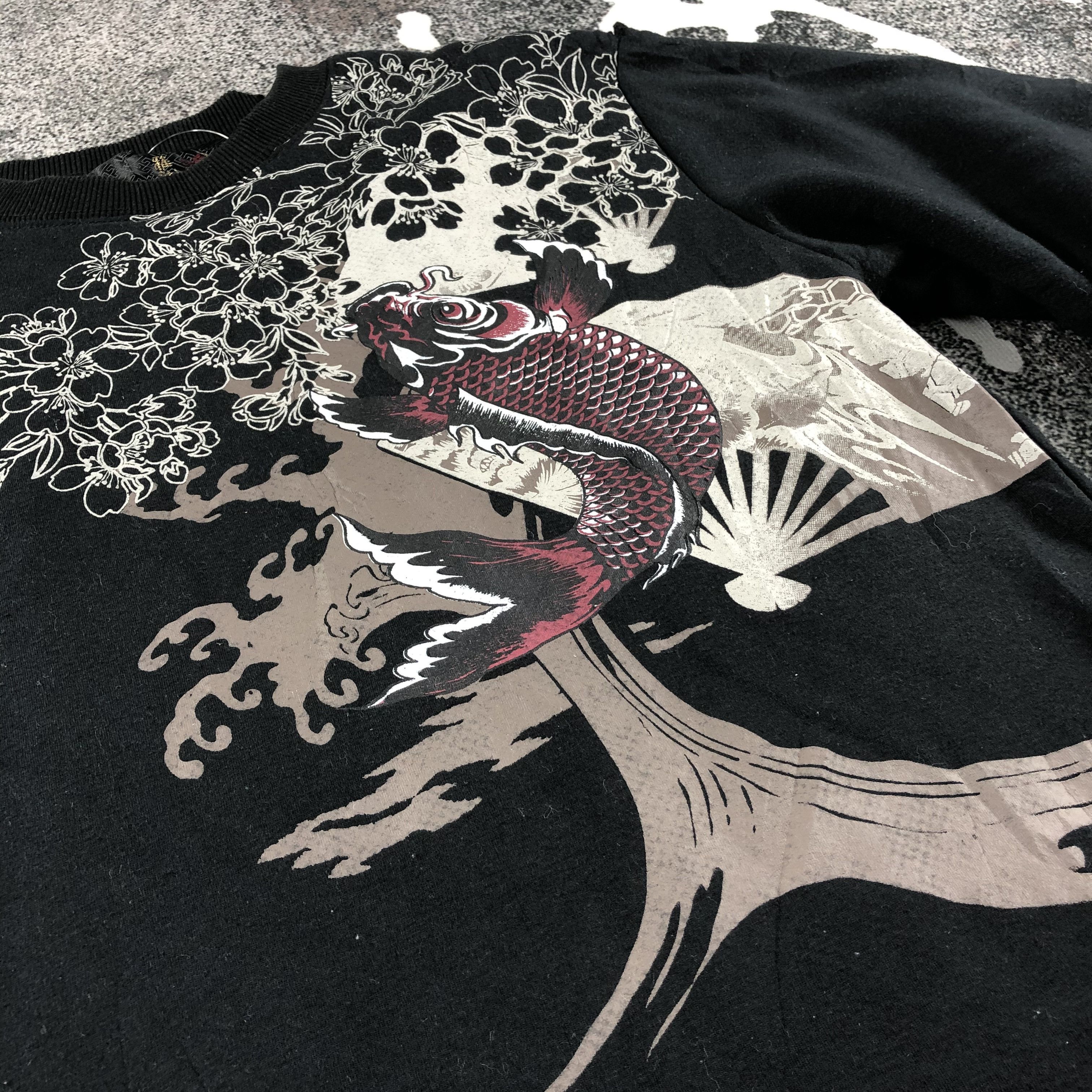 Japanese Brand Japanese Brand Koi Fish Sweatshirt F148 Size US M / EU 48-50 / 2 - 3 Thumbnail