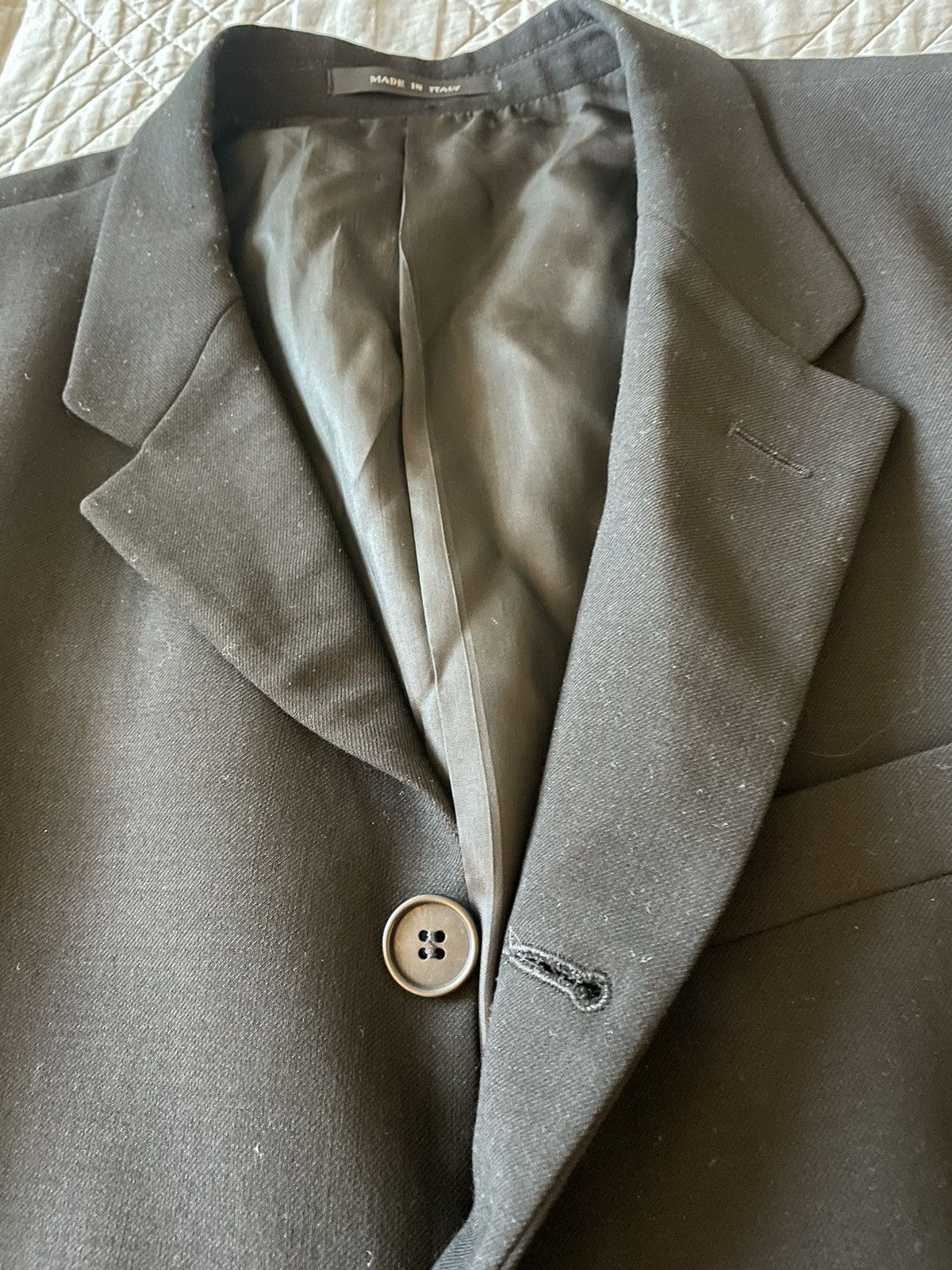 Emporio Armani 4-Button Wool Suit Jacket Size 42R - 2 Thumbnail