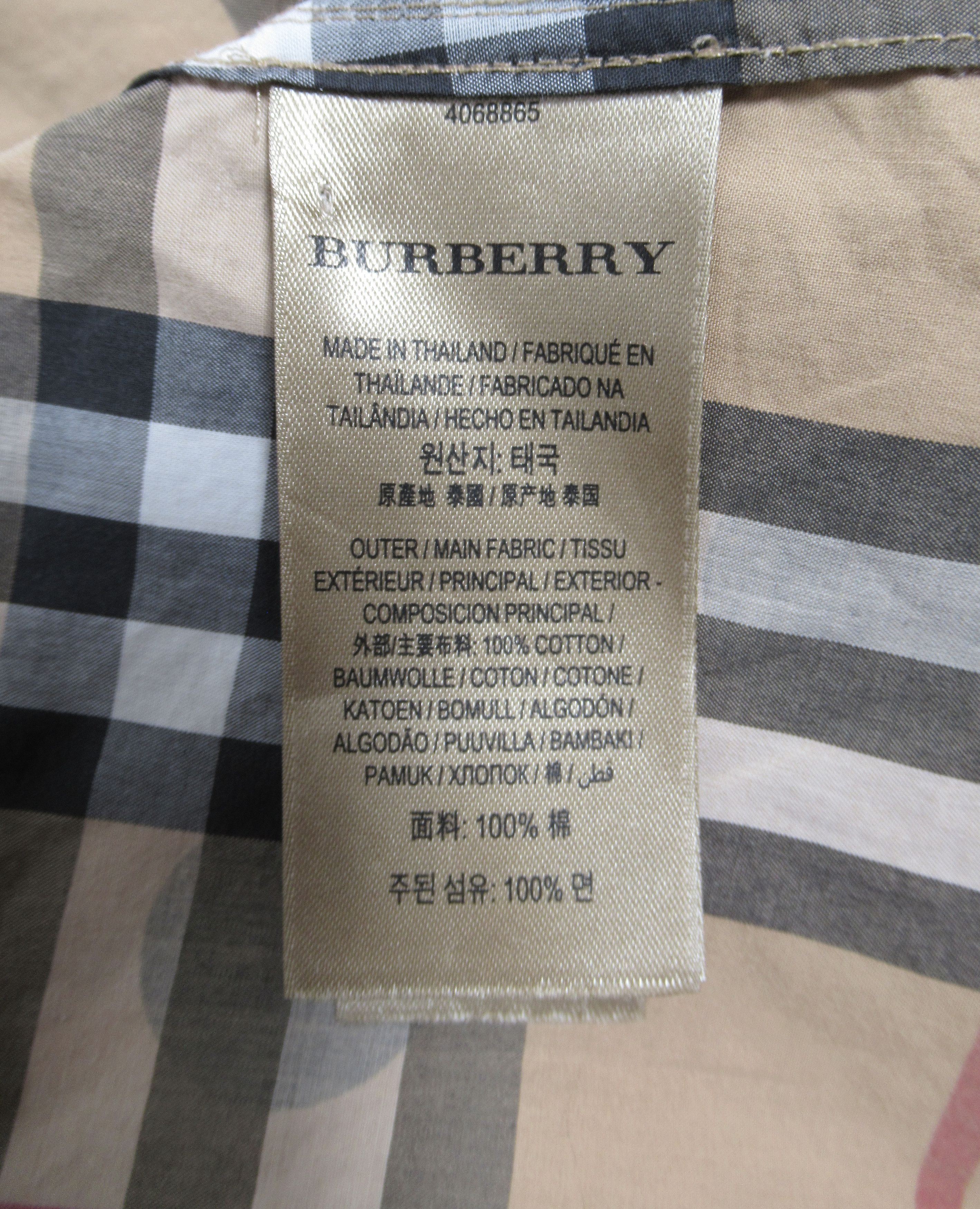 Burberry Burberry London England Polka-Dot Check Shirt Archive Beige Size S / US 4 / IT 40 - 10 Thumbnail