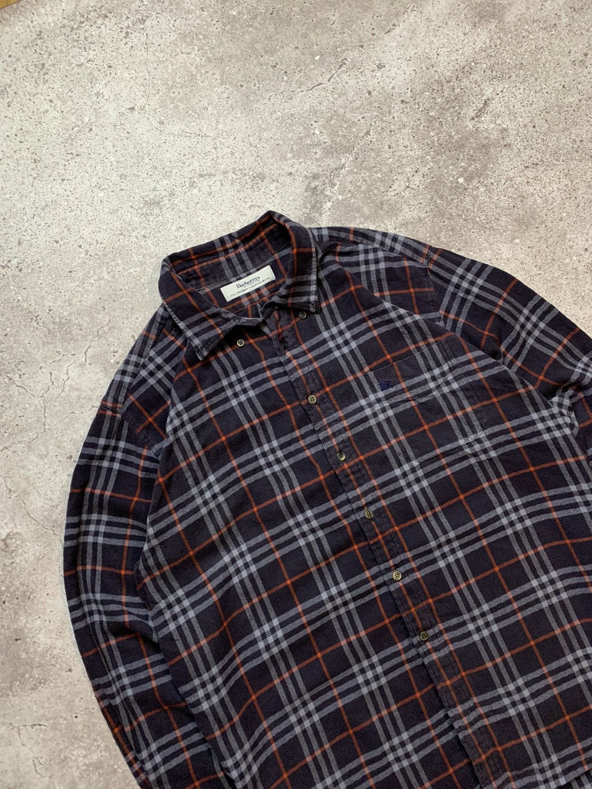 Burberry × Vintage Vintage Burberry Nova Check Button Up Shirt Size US XXL / EU 58 / 5 - 2 Thumbnail