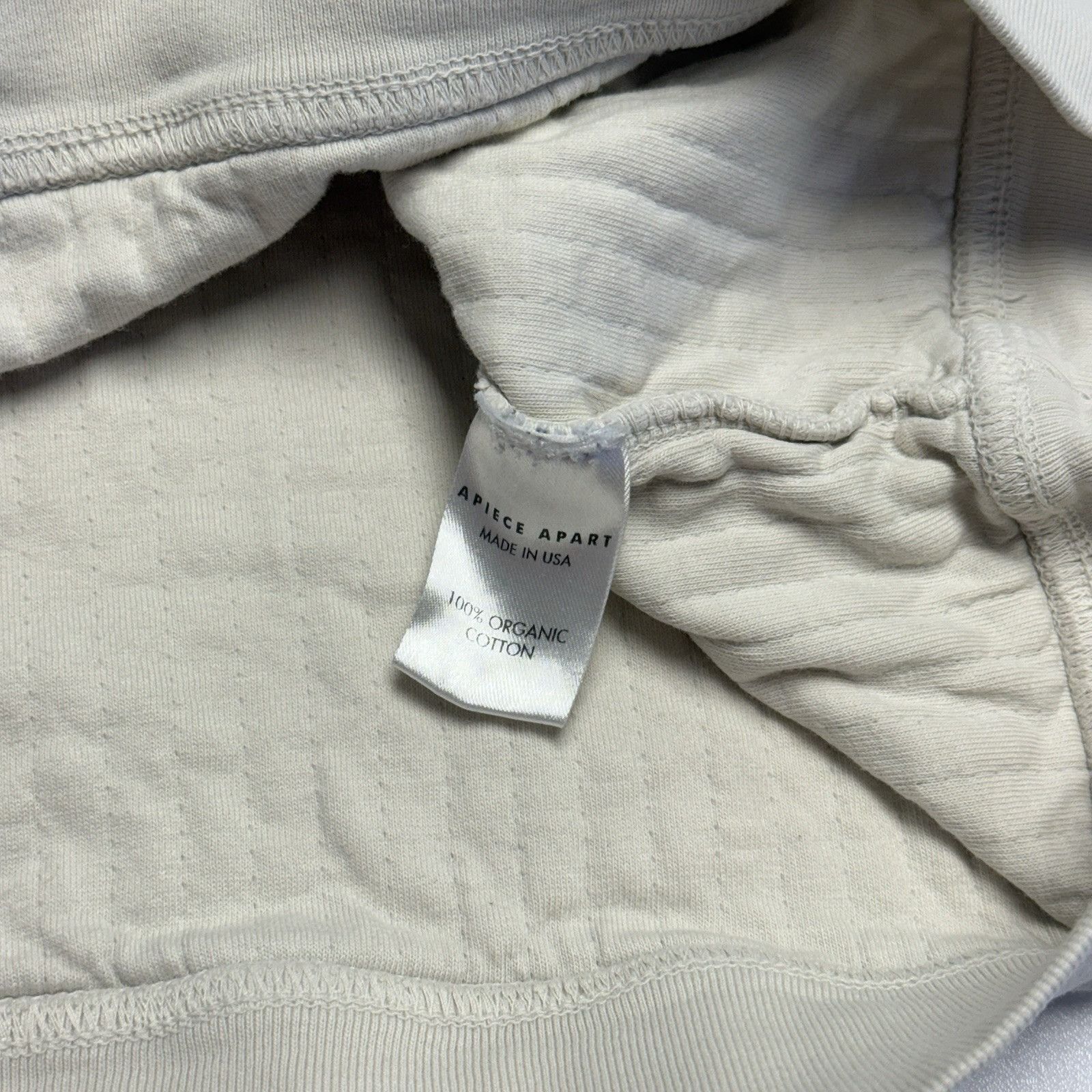 Apiece Apart Apiece Apart Sweatshirt Women’s Size Small Off White Color P Size S / US 4 / IT 40 - 7 Thumbnail