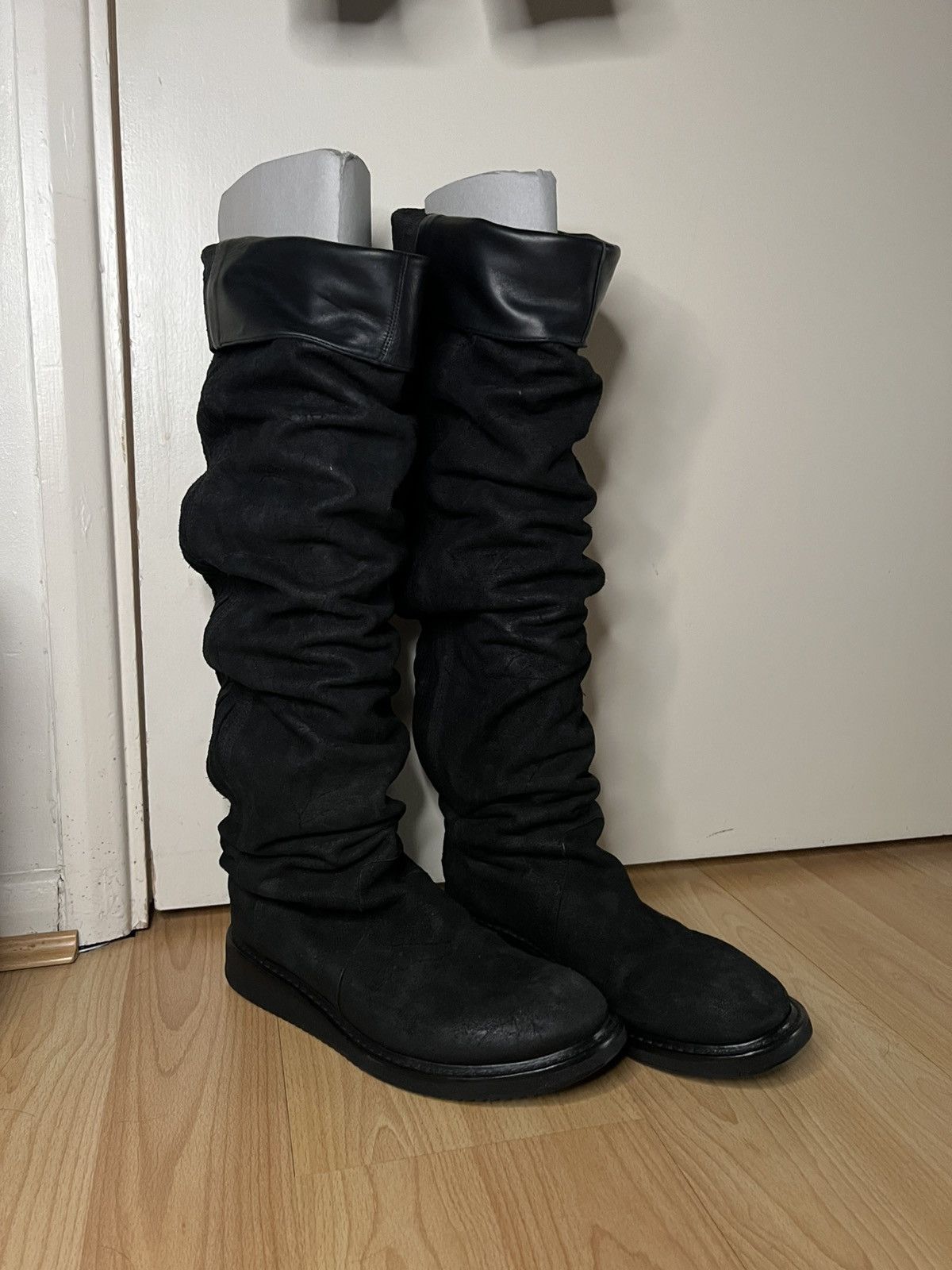 Rick Owens Rick owens thigh high creeper boot Size US 8 / EU 41 - 3 Thumbnail