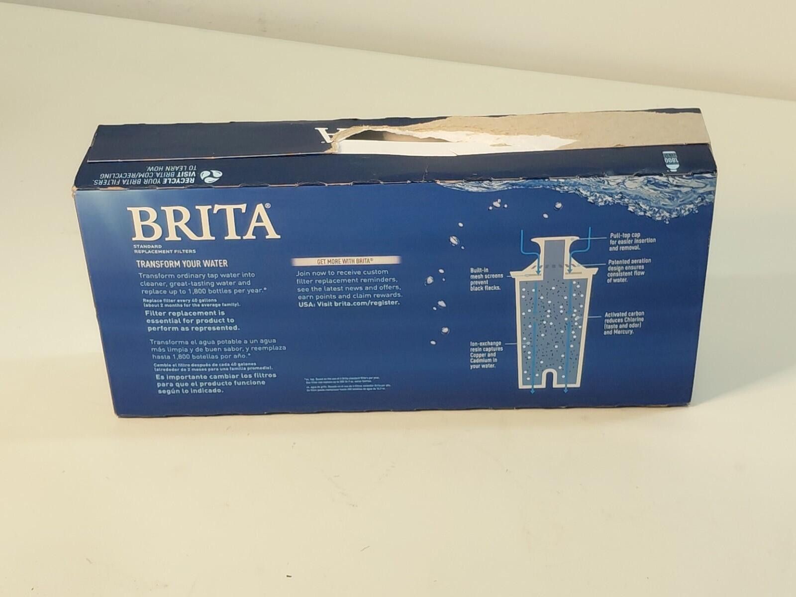 Brigade Brita lot 5 OEM Standard Replacement Water Filters Sealed Size ONE SIZE - 2 Thumbnail