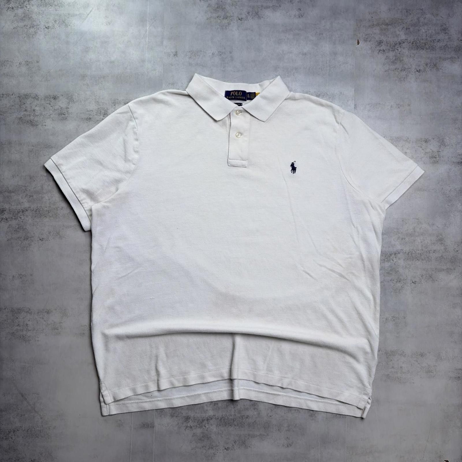 Polo Ralph Lauren Y2K White Polo Ralph Lauren Polo Shirt Size US XL / EU 56 / 4 - 1 Thumbnail