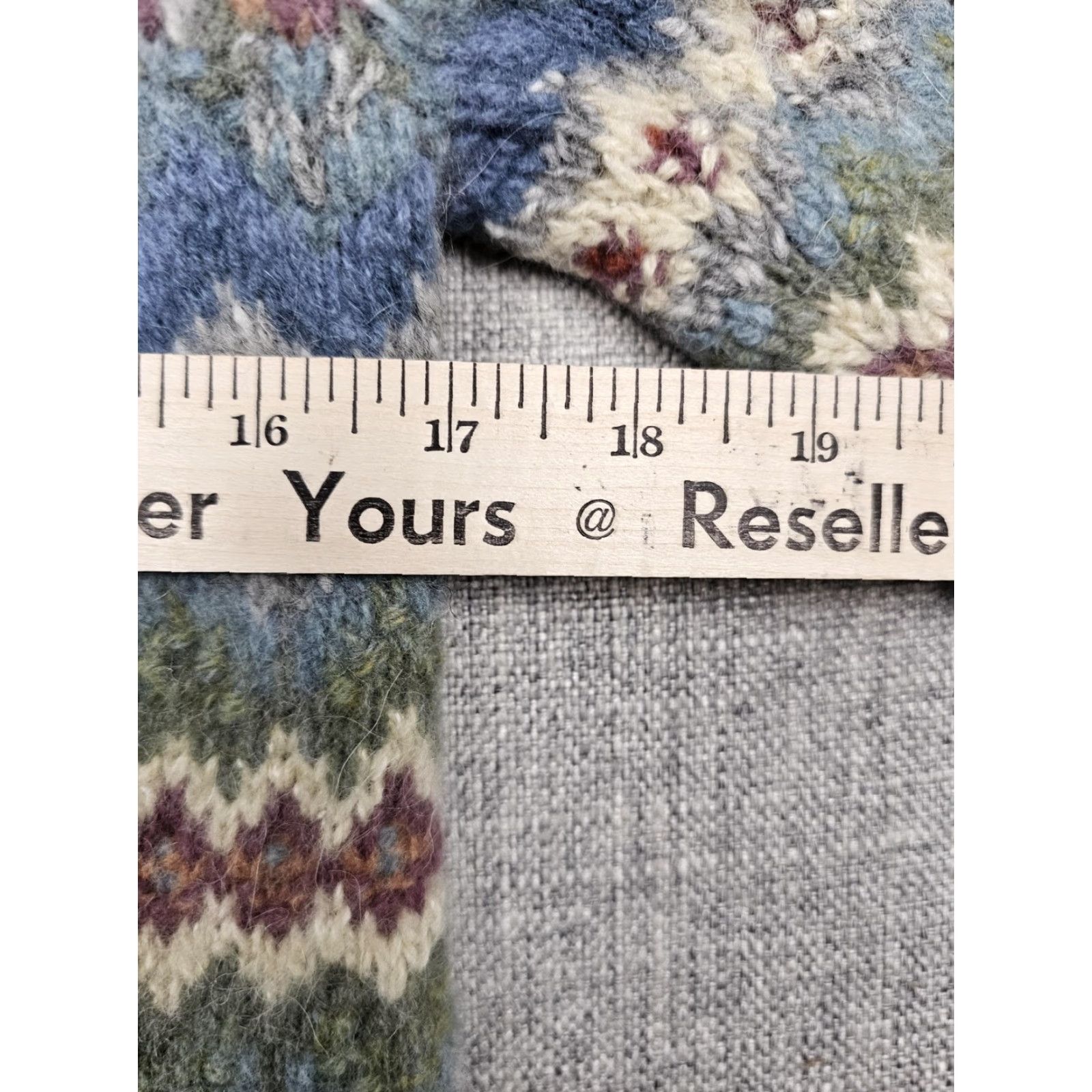 Ralph Lauren Lauren Ralph Lauren Sweater Womens Small Gray Fair Isle Tunic Cable Knit Alpaca Shirt Size S / US 4 / IT 40 - 5 Thumbnail