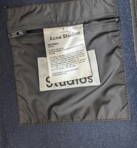 Acne Studios Acne Studios Coat Jacket Wool Overcoat Bomber Top EX0222 Size US S / EU 44-46 / 1 - 6 Thumbnail