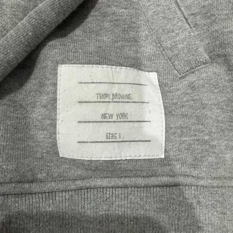 Thom Browne Gray classic hooded jacket