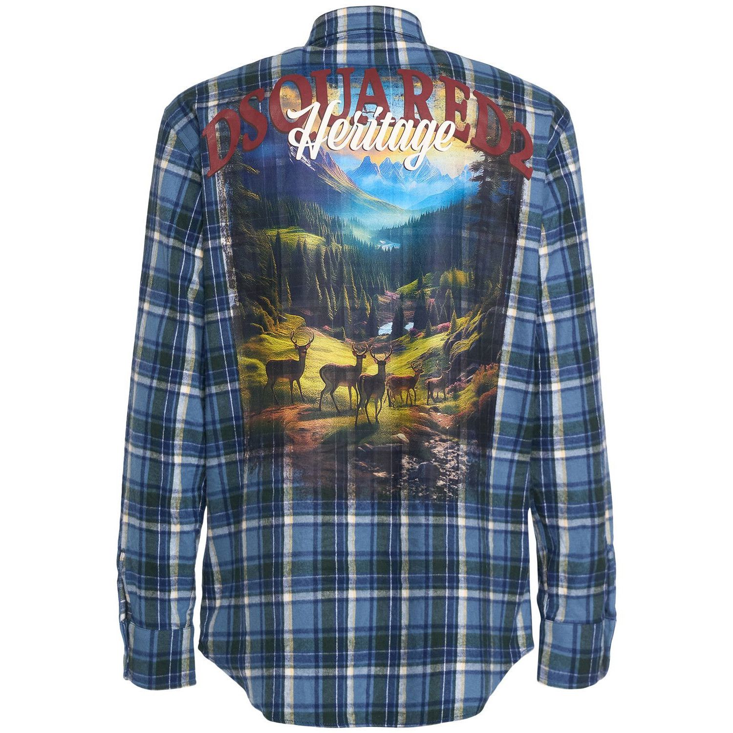 Dsquared2 DSQUARED2 Blue Cotton Shirt New & Authentic (Men's size:S;) Size US S / EU 44-46 / 1 - 2 Thumbnail