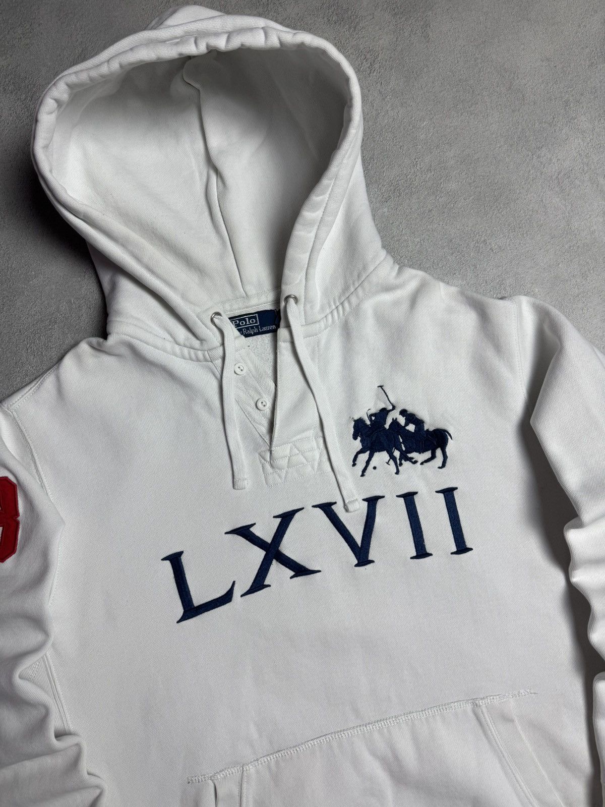 Polo Ralph Lauren Polo Ralph Lauren VXVII #3 Big Pony Hoodie Rugby Size US XL / EU 56 / 4 - 3 Thumbnail