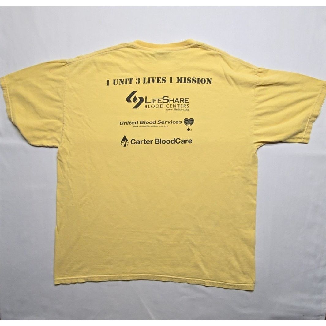 Vintage Vintage Mash Bash Blood Drive Shirt Yellow XL Charity Tee Size US XL / EU 56 / 4 - 5 Thumbnail
