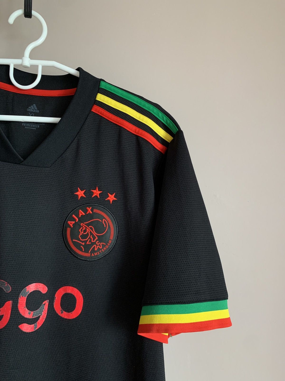 Adidas Ajax 21/22 Third Football Shirt Adidas Bob Marley Soccer XL Size US XL / EU 56 / 4 - 4 Thumbnail