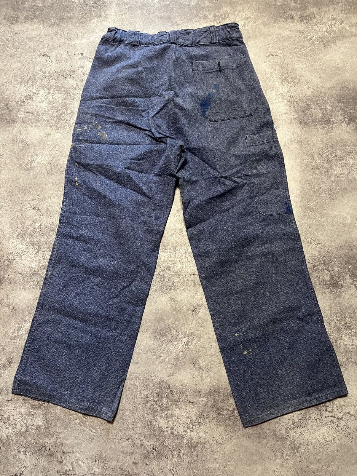 Vintage Rare Archive Lutteurs Workwear Salt & Pepper Heavy Trousers Size US 30 / EU 46 - 2 Thumbnail