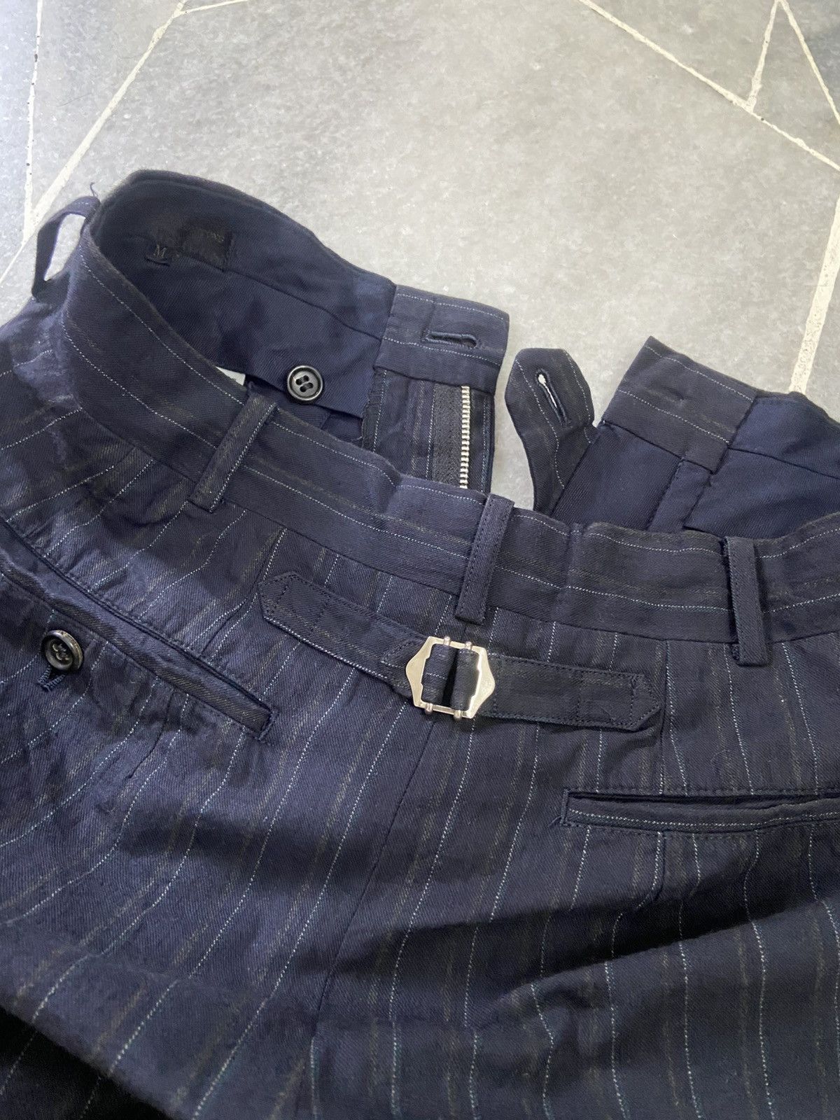 Comme des Garcons Homme CDG Homme Buckle Back Pants Size US 30 / EU 46 - 2 Thumbnail