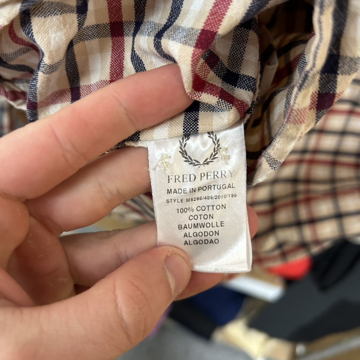 Fred Perry Vintage Fred Perry small logo checked y2k 90’s button shirt Size US XXL / EU 58 / 5 - 8 Thumbnail