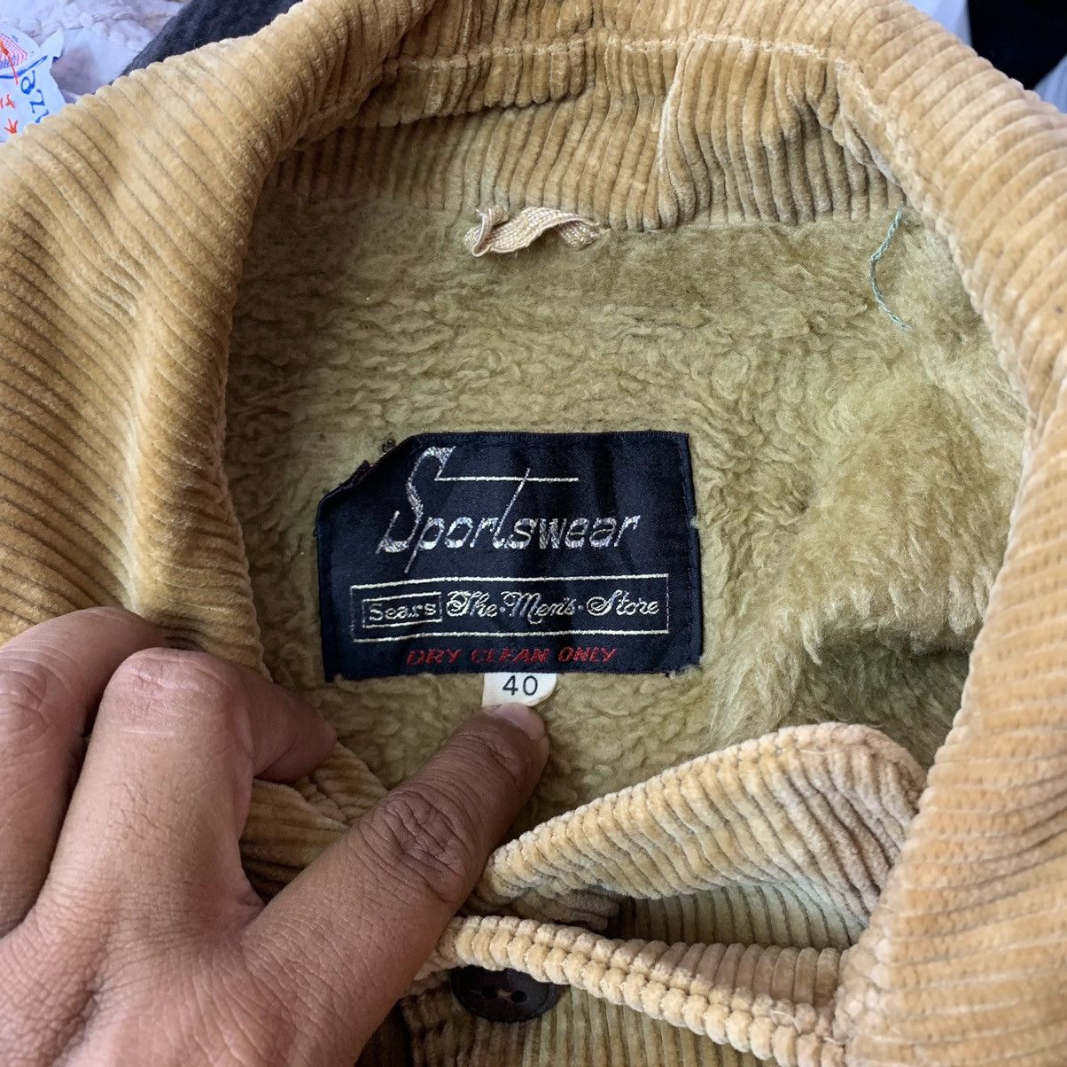 Sears × Vintage VINTAGE SEARS SPORTSWEAR CORDUROY JACKET Size US M / EU 48-50 / 2 - 12 Thumbnail