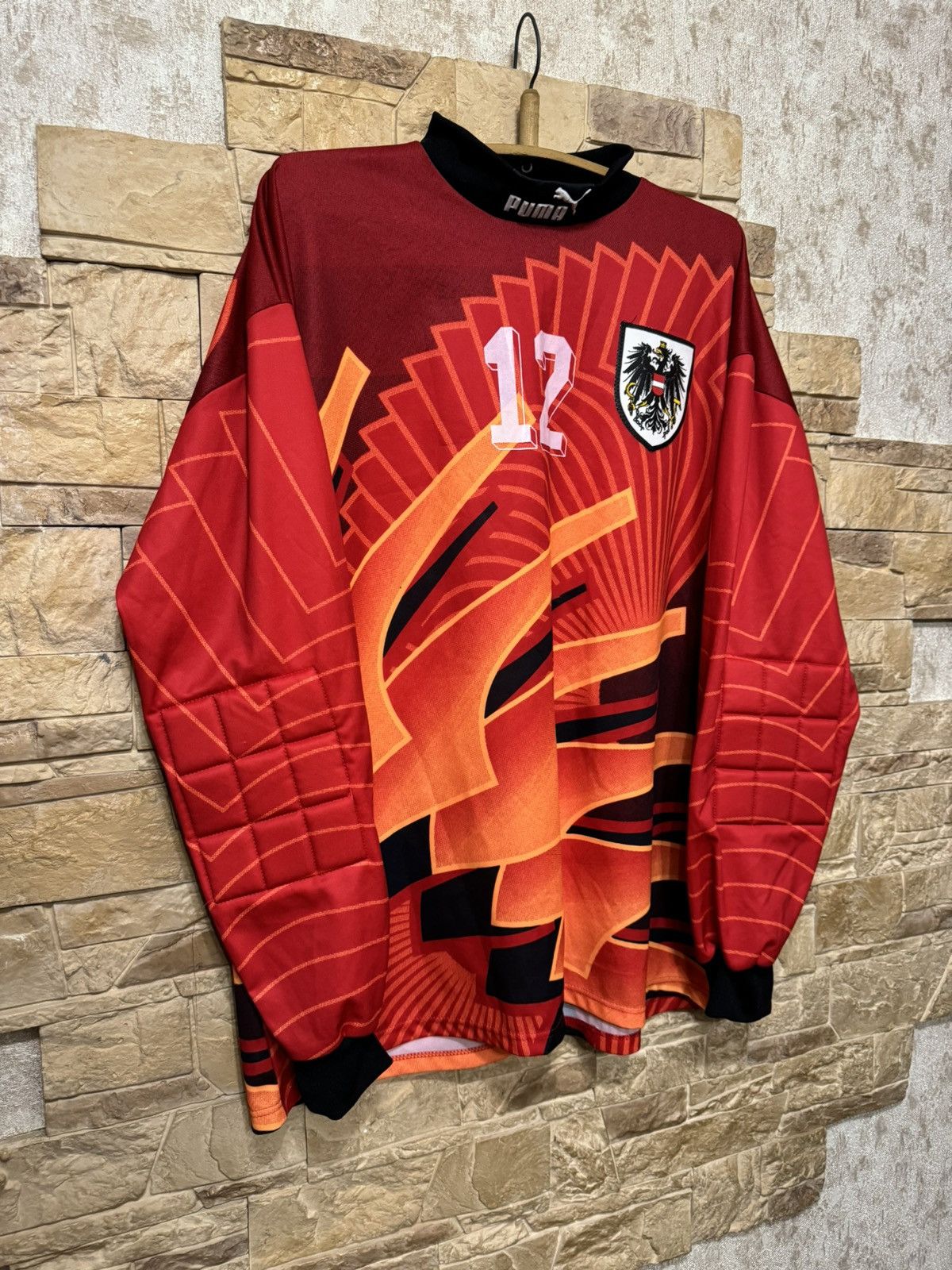 Puma × Vintage Puma Austria 90s goalkeeper jersey #12 vintage Size US XL / EU 56 / 4 - 2 Thumbnail
