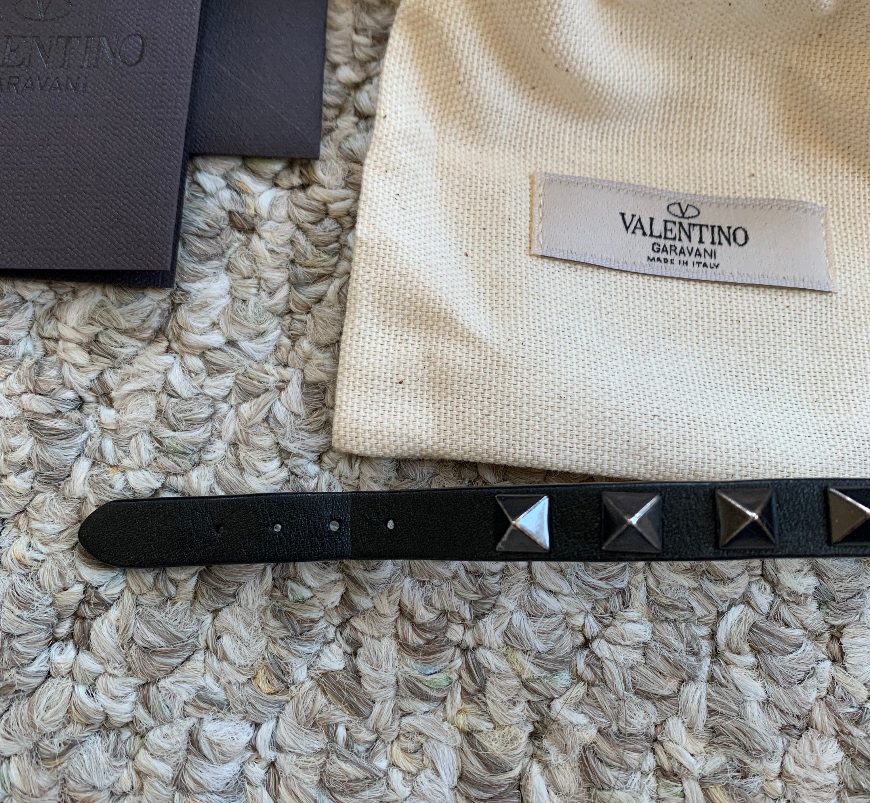 Valentino Valentino Studded Leather Bracelet + Accessories Size ONE SIZE - 3 Thumbnail
