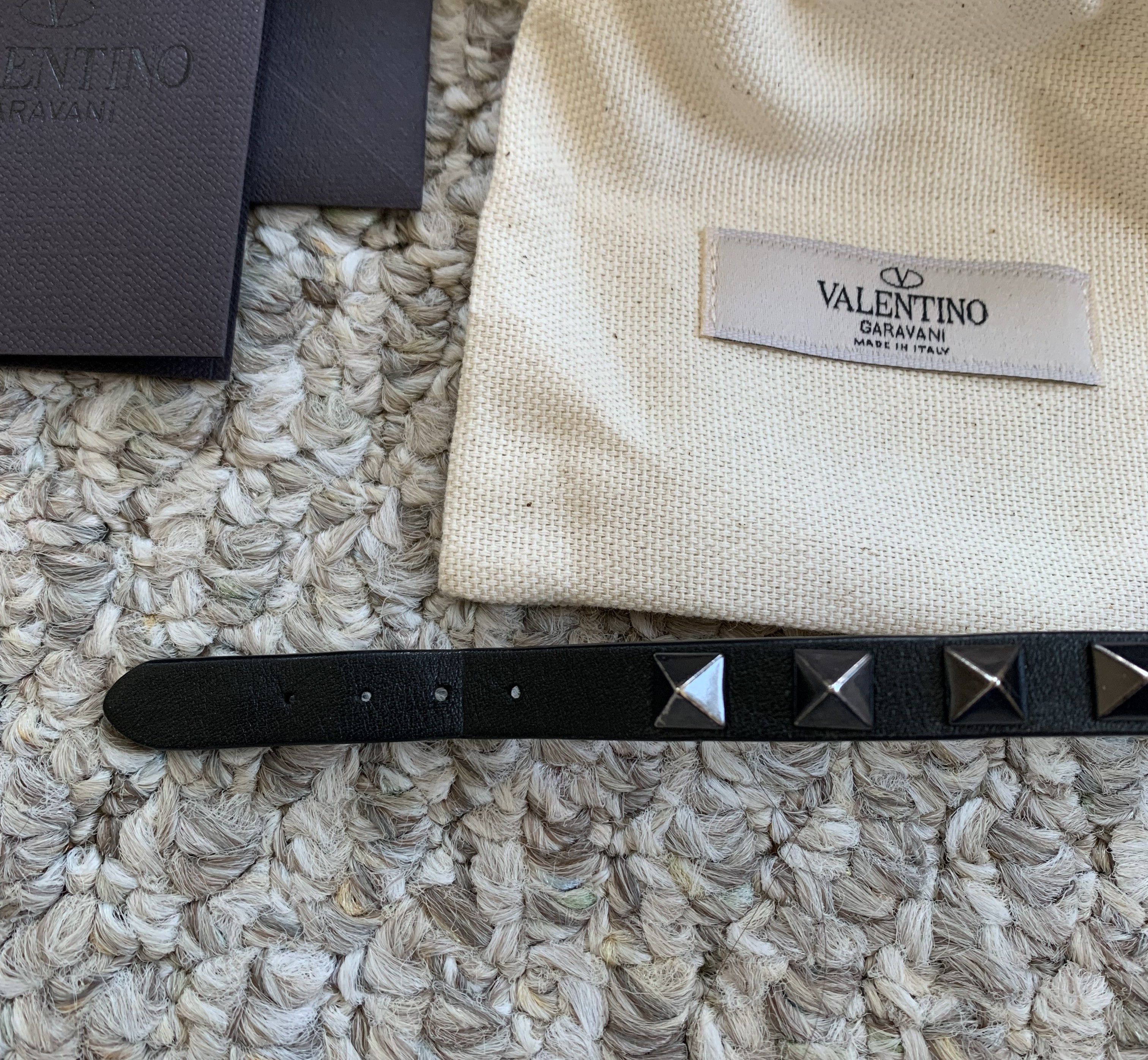 Valentino Valentino Studded Leather Bracelet + Accessories Size ONE SIZE - 3 Thumbnail