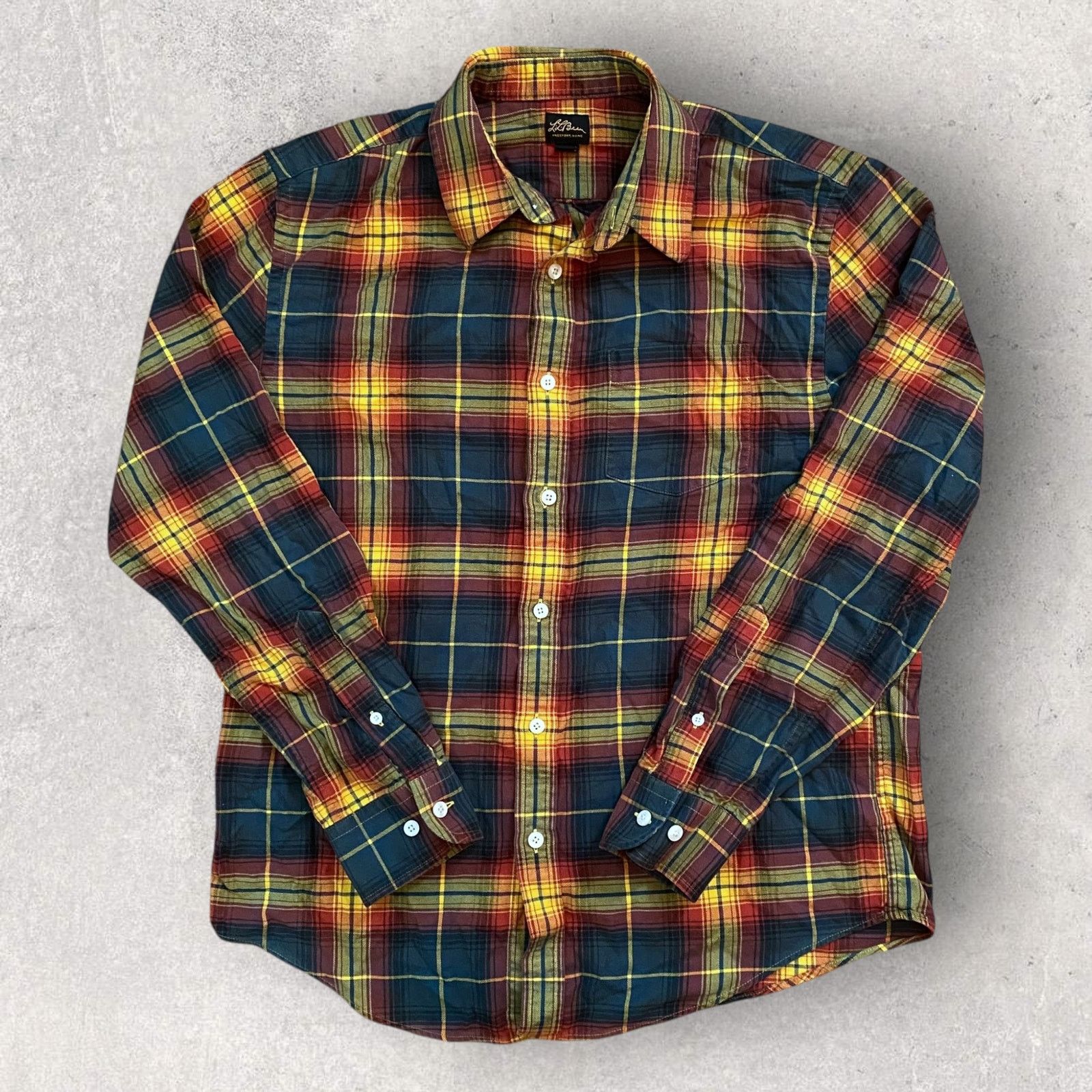 L.L. Bean LL Bean Multicolored Scotch Plaid Button Up Shirt Size US M / EU 48-50 / 2 - 1 Thumbnail
