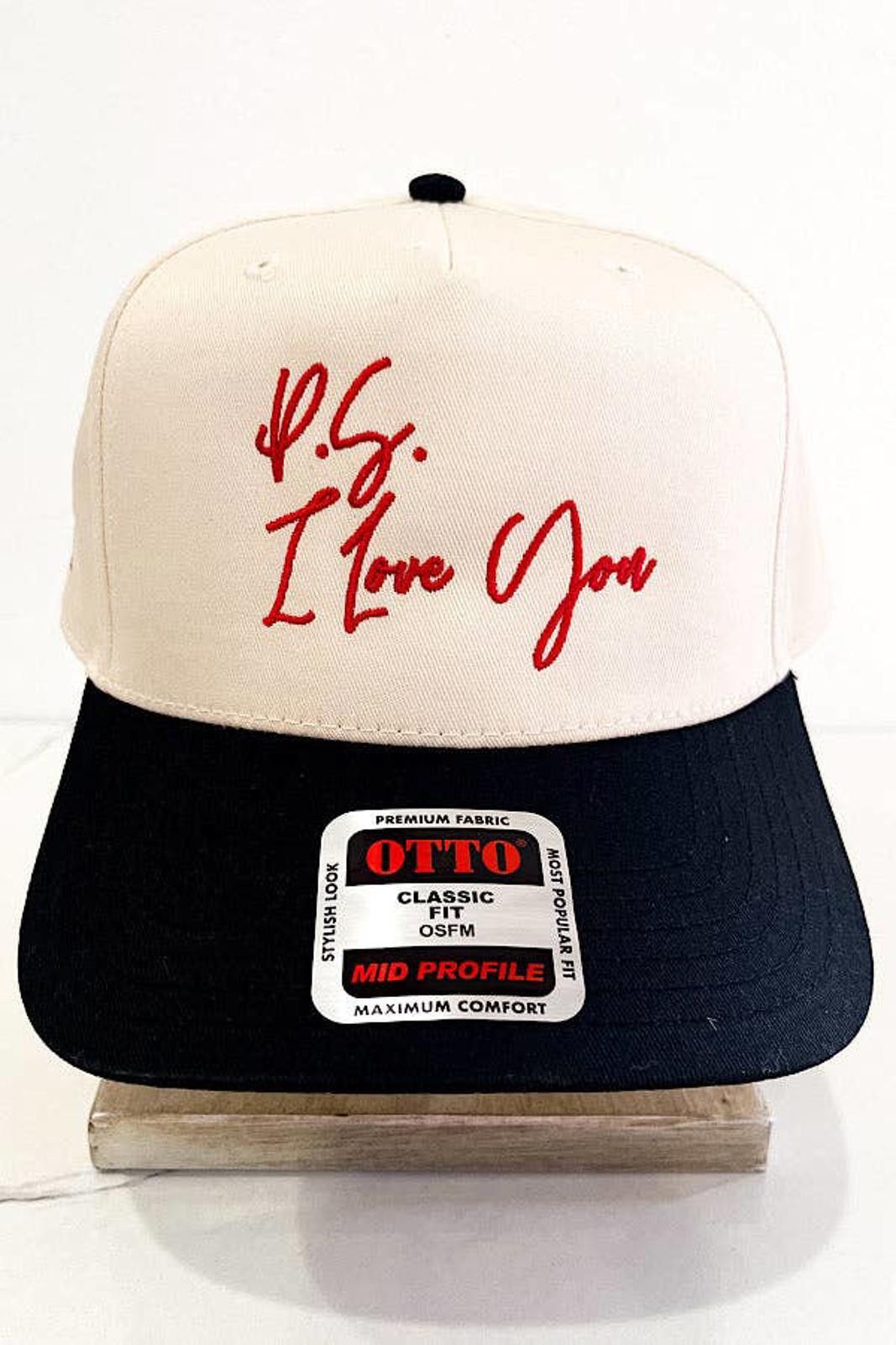 Other P.S. I Love You Embroidered Hat Size ONE SIZE - 1 Thumbnail