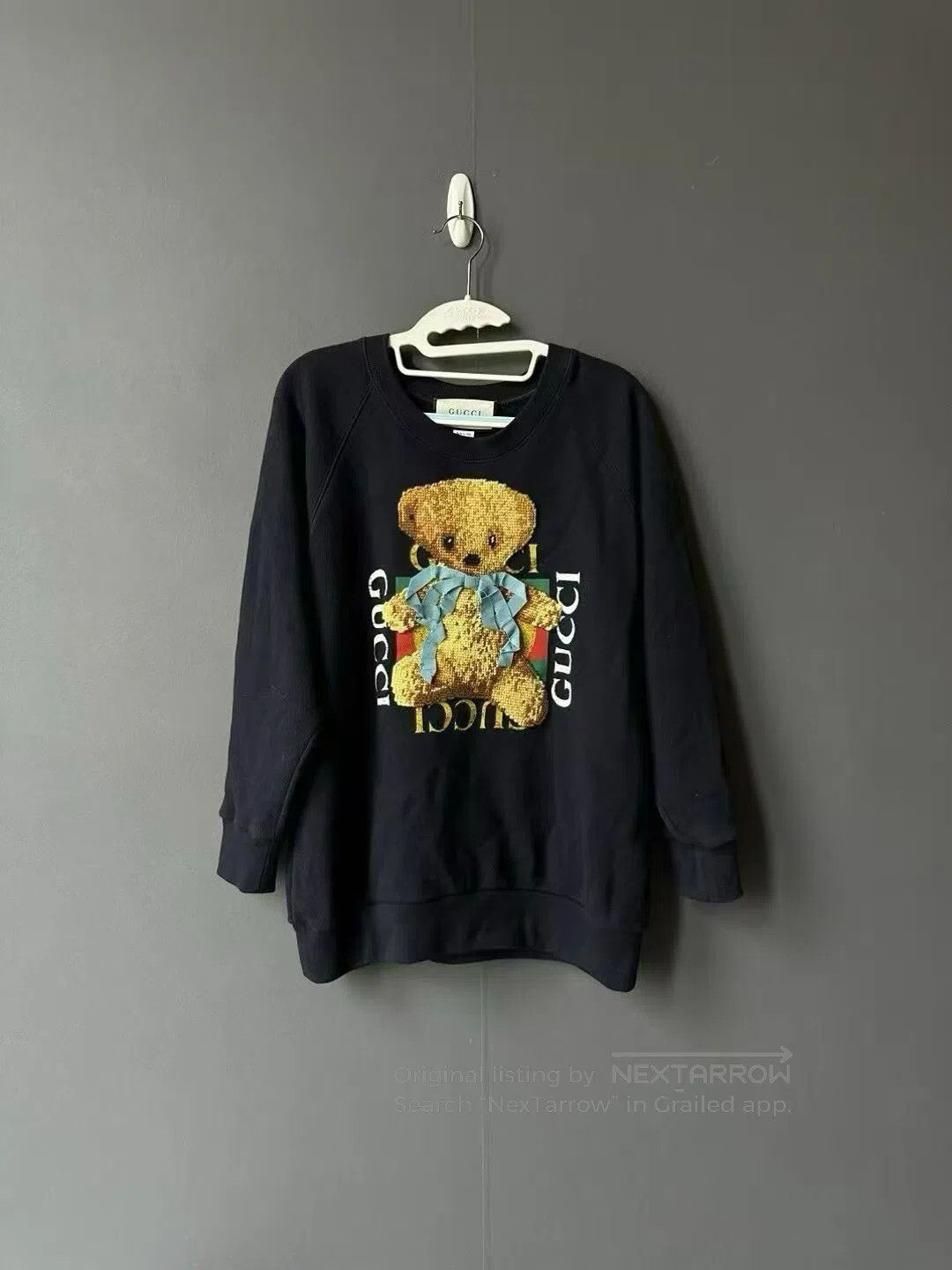 Gucci Guicci Teddy Bear Retro Logo Sweatshirt| Size US XS / EU 42 / 0 - 1 Thumbnail