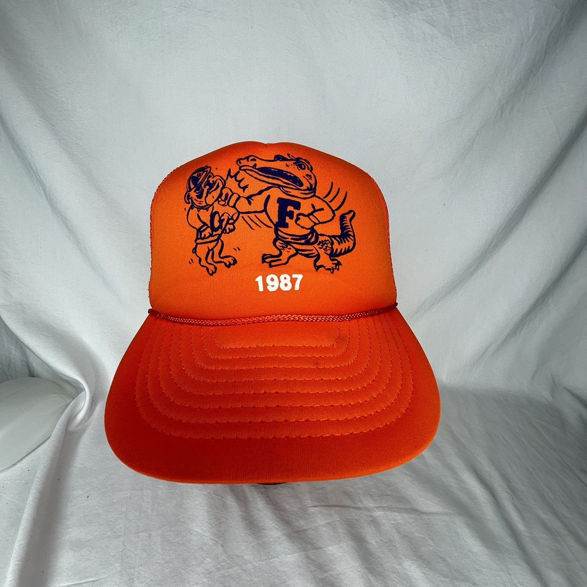 Vintage VTG 1987 University Of Florida Gators UF Trucker Hat Size ONE SIZE - 1 Thumbnail