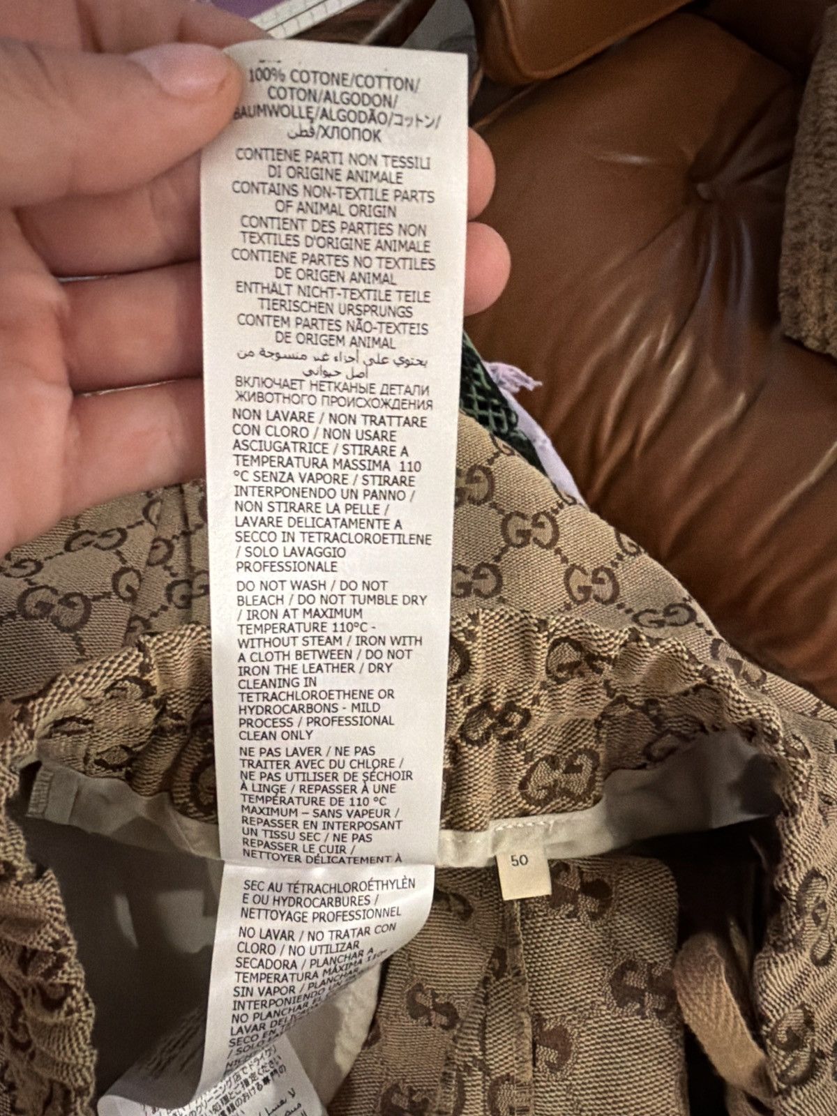 Gucci Gucci GG - Dress Pants - Brown Size US 32 / EU 48 - 14 Thumbnail