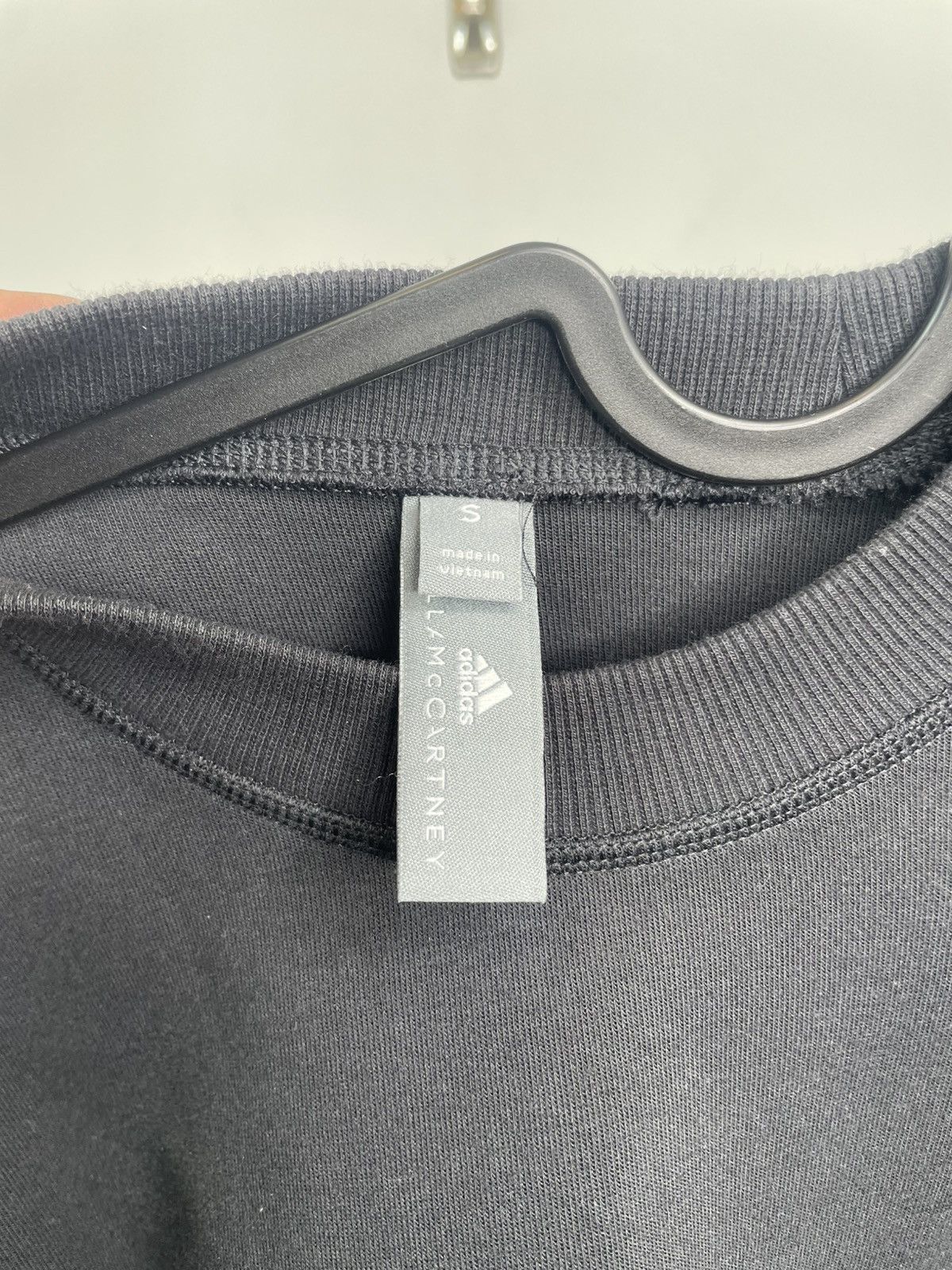 Adidas × Stella McCartney Adidas by Stella McCartney Sweatshirt Oversized Black Small Size S / US 4 / IT 40 - 5 Thumbnail