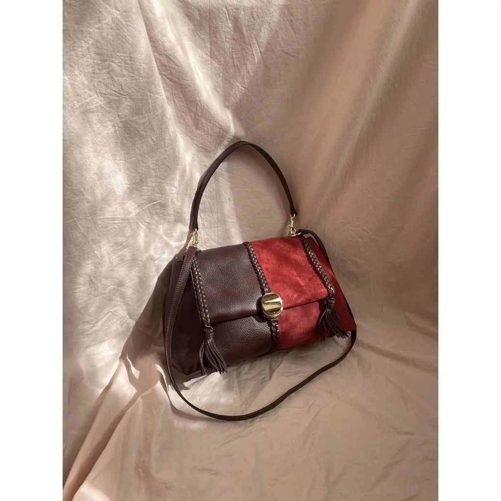 Chloe oc11z0525 Size: OS / Penelope Crossbody Bag in Brown/Red Size ONE SIZE - 6 Thumbnail