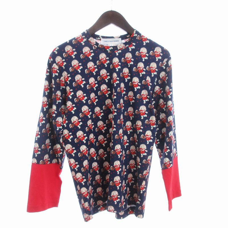 Comme des Garcons SHIRT Long Sleeve Switch Total Pattern Tshirt Multicolor Size US S / EU 44-46 / 1 - 1 Thumbnail