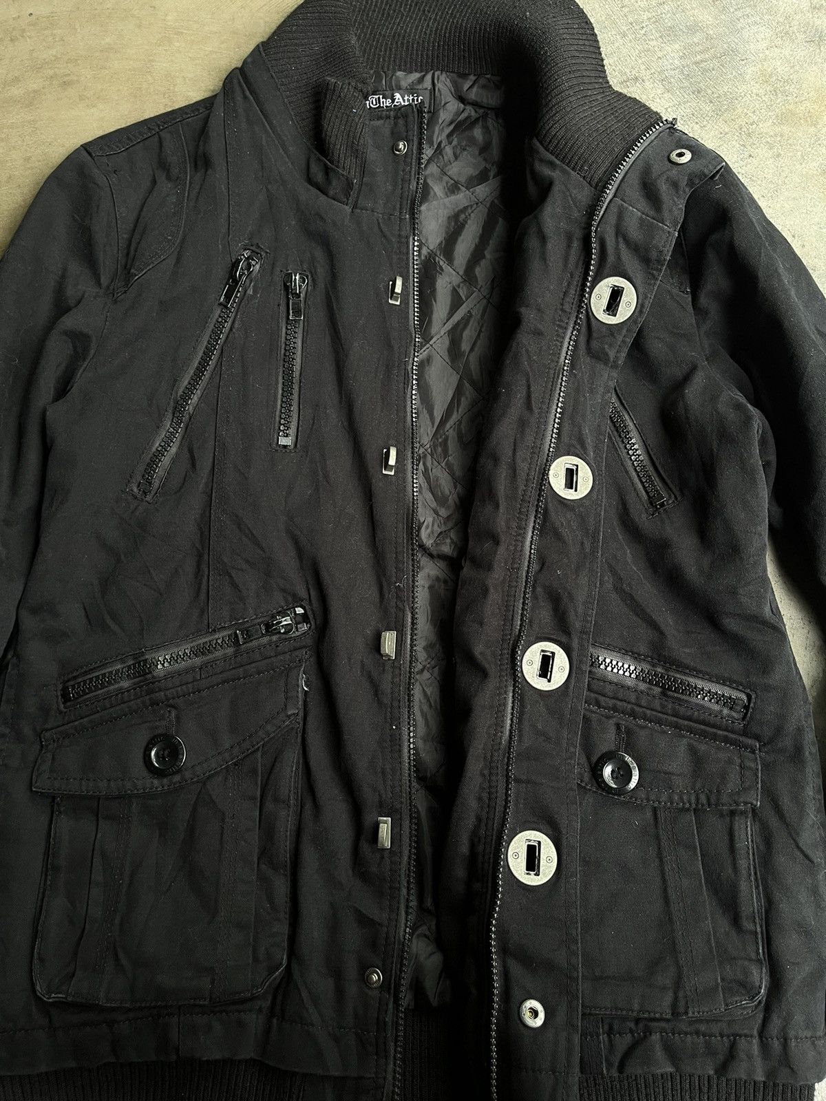 In The Attic Japanese In The Attic Military Zipp Bondage Jacket Tactical Size US L / EU 52-54 / 3 - 3 Thumbnail