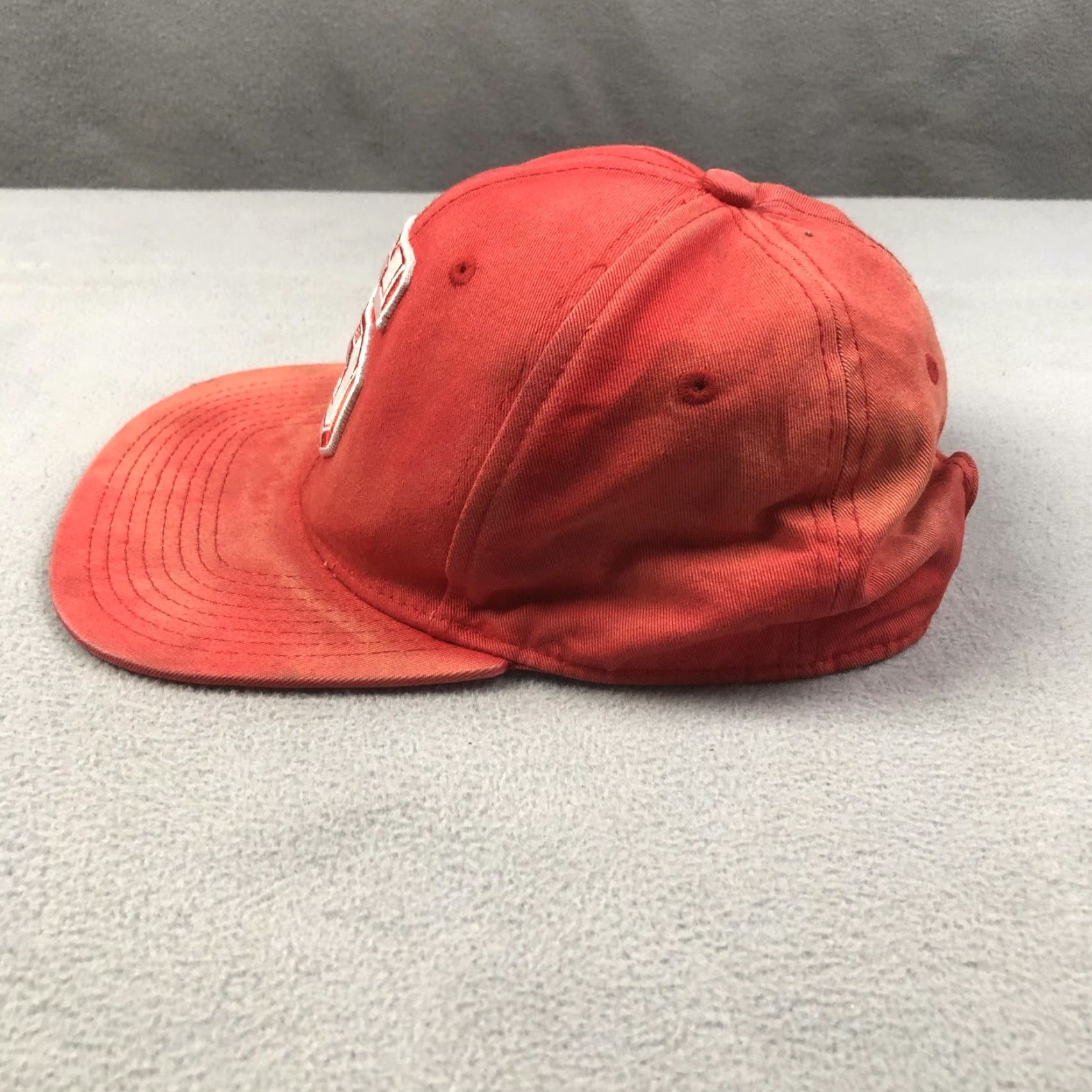 Starter VINTAGE Starter Hat Snap Back Baseball Cap One Size Red Embroidered S Logo Men's Cap Size ONE SIZE - 4 Thumbnail