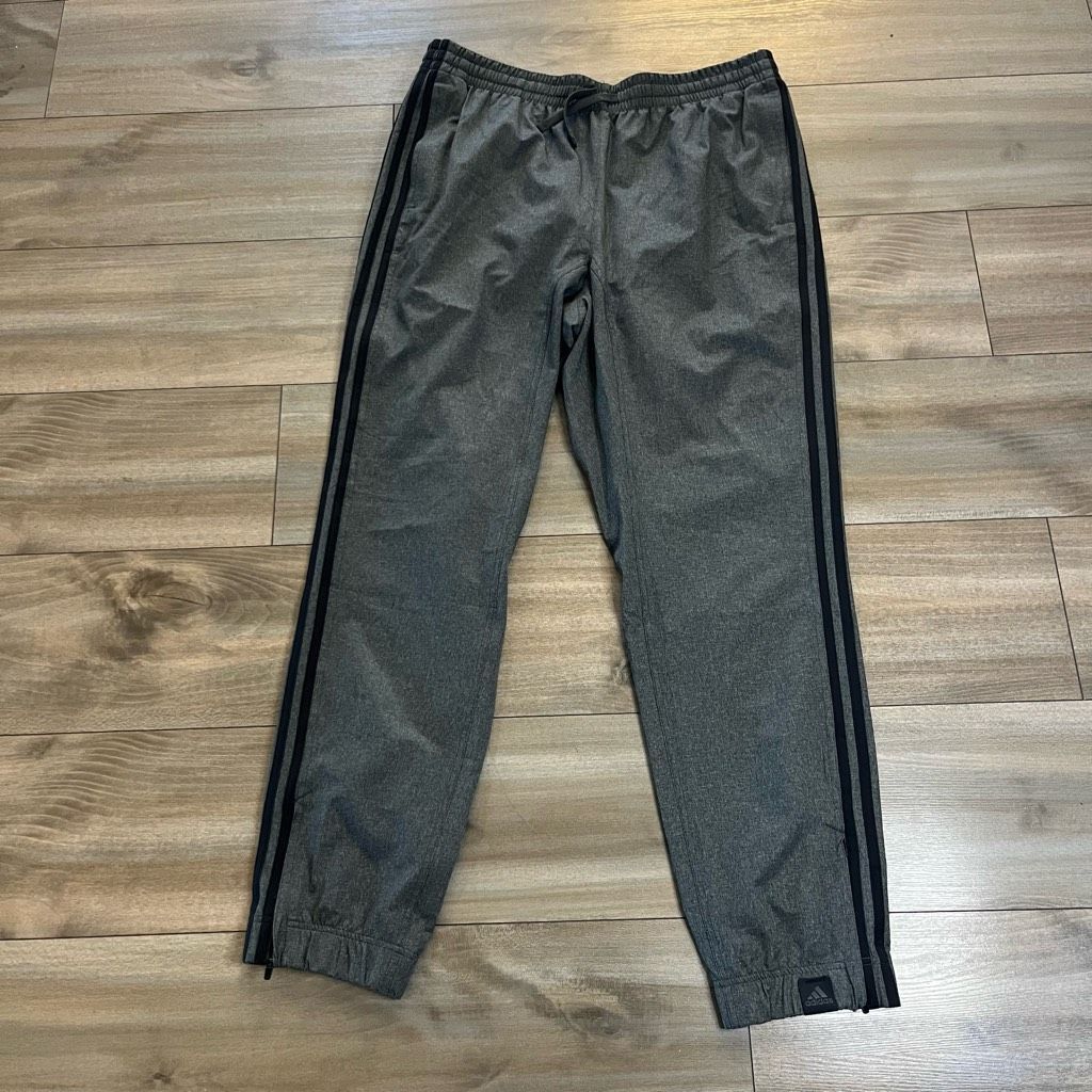 Adidas Adidas Grey Athletic Workout Jogger Sweatpants Men XL Size US 44 / EU 60 - 2 Thumbnail