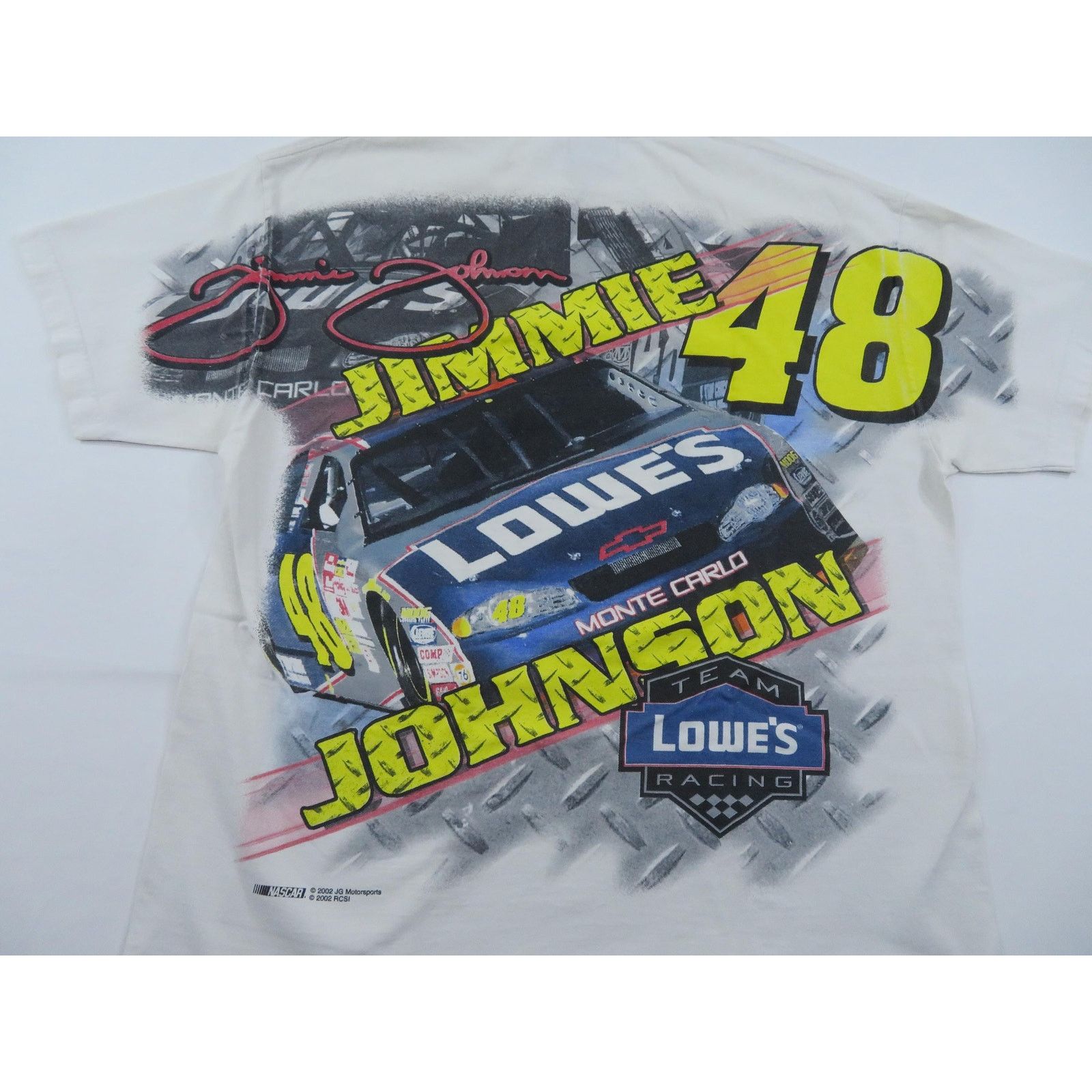 AAA Vintage Jimmy Johnson Nascar T-shirt, All Over Print Sz XL Size US XL / EU 56 / 4 - 4 Thumbnail