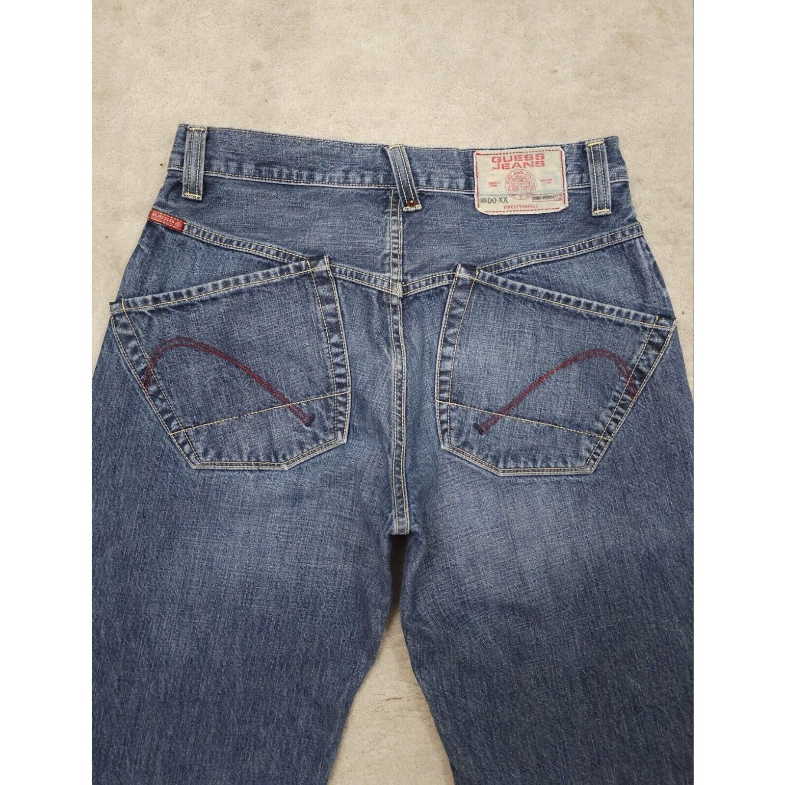 Guess Guess Vintage Jeans Blue Classic 00.XX Straight Denim 90's Size US 30 / EU 46 - 5 Thumbnail